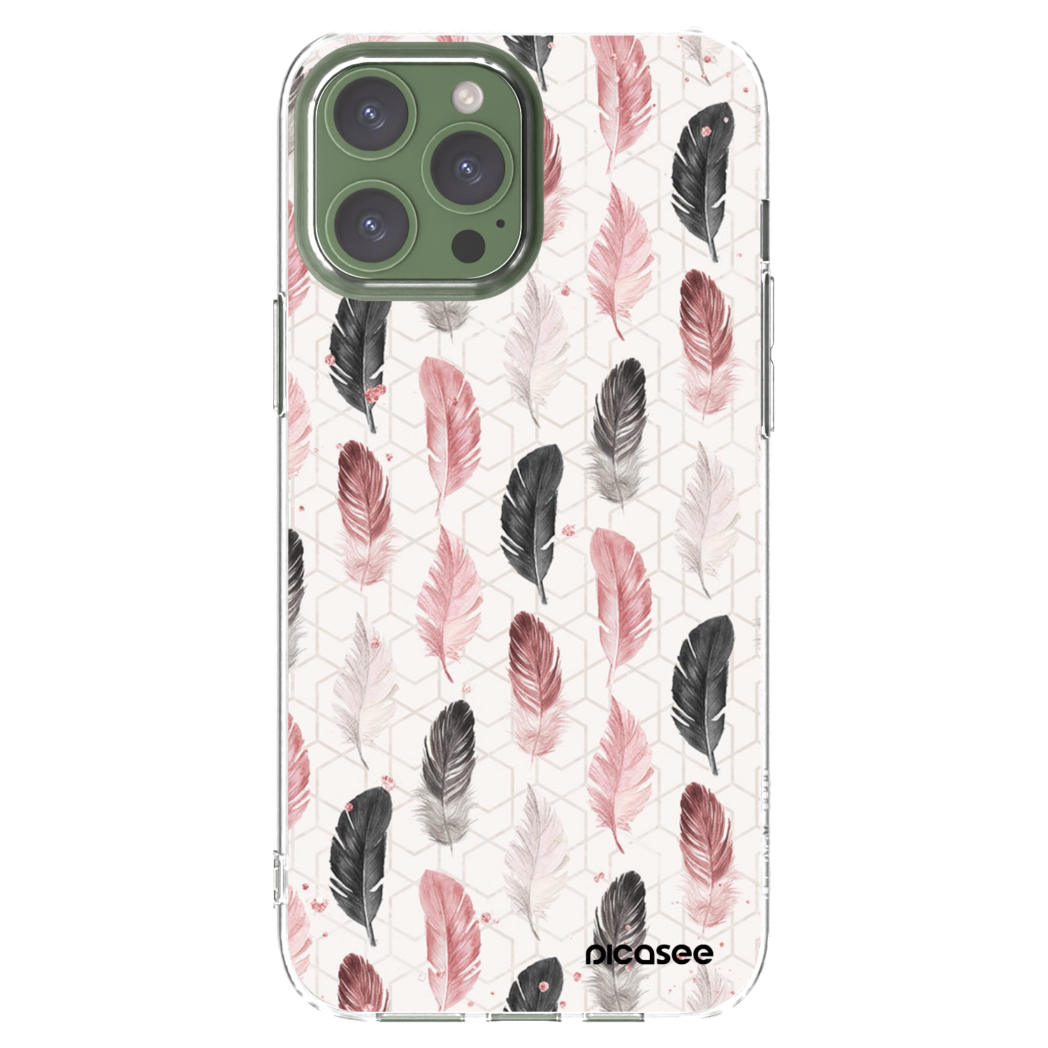 Picasee átlátszó szilikon tok az alábbi mobiltelefonokra Apple iPhone 13 Pro Max - Feather 2