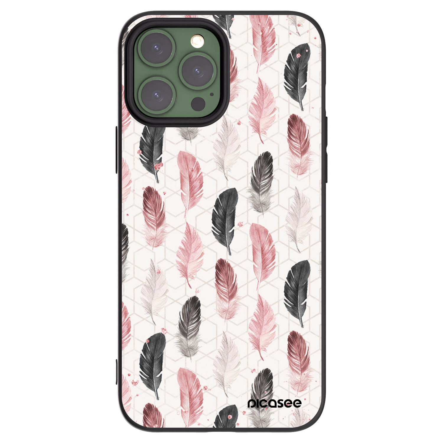 Picasee fekete szilikon tok az alábbi mobiltelefonokra Apple iPhone 13 Pro Max - Feather 2