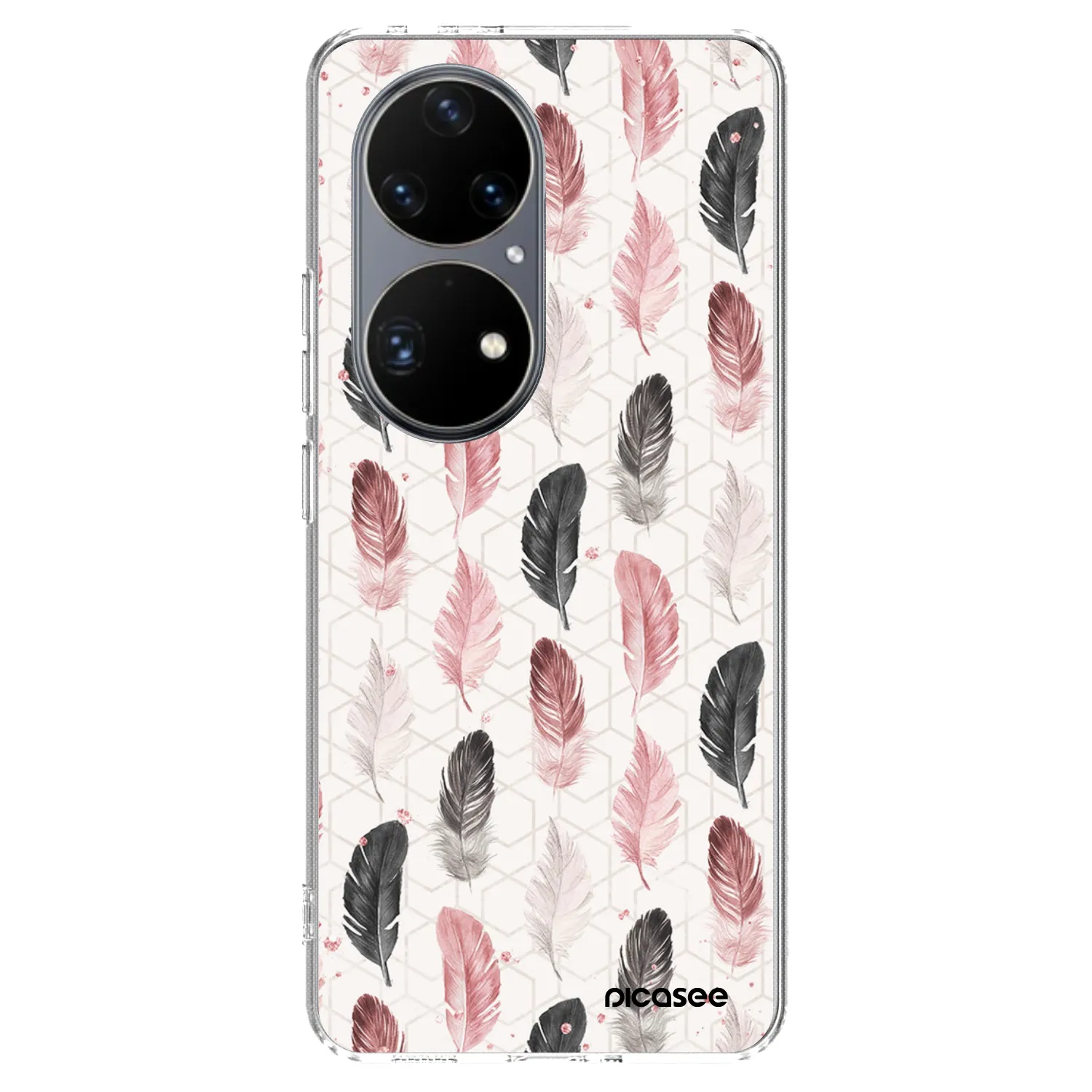 Picasee átlátszó szilikon tok az alábbi mobiltelefonokra Huawei P50 - Feather 2