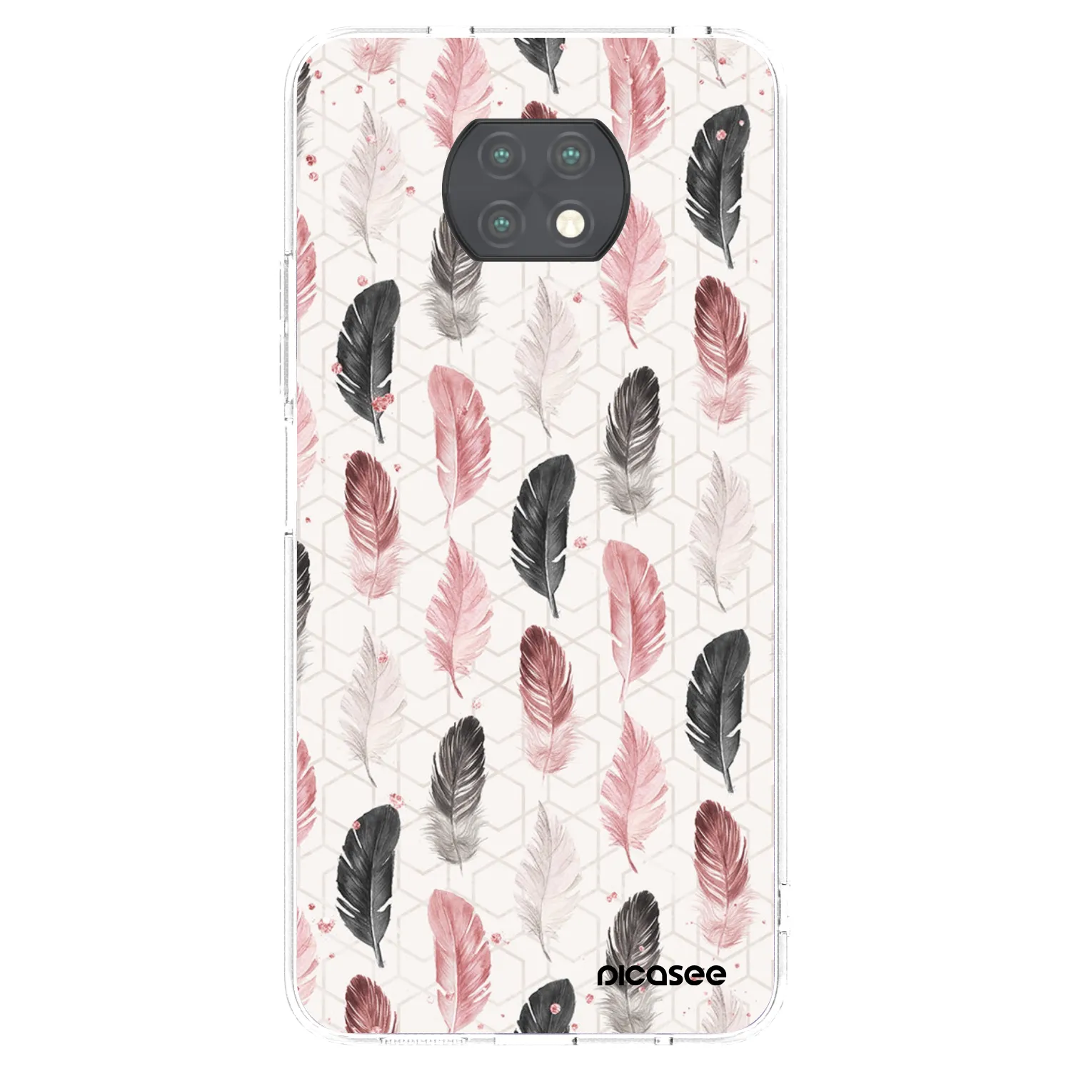 Picasee átlátszó szilikon tok az alábbi mobiltelefonokra Xiaomi Redmi Note 9T - Feather 2