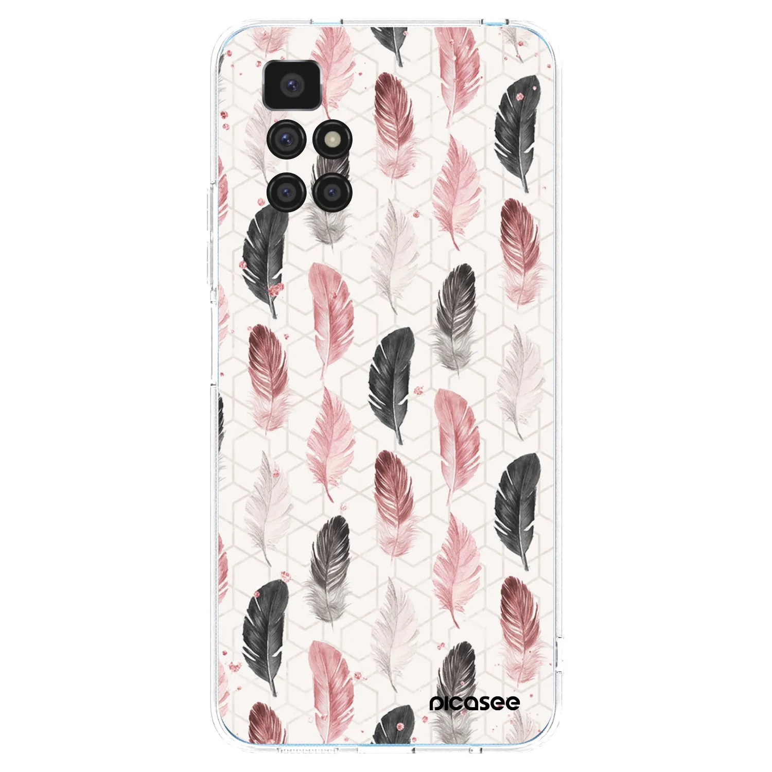 Picasee átlátszó szilikon tok az alábbi mobiltelefonokra Xiaomi Redmi 10 - Feather 2