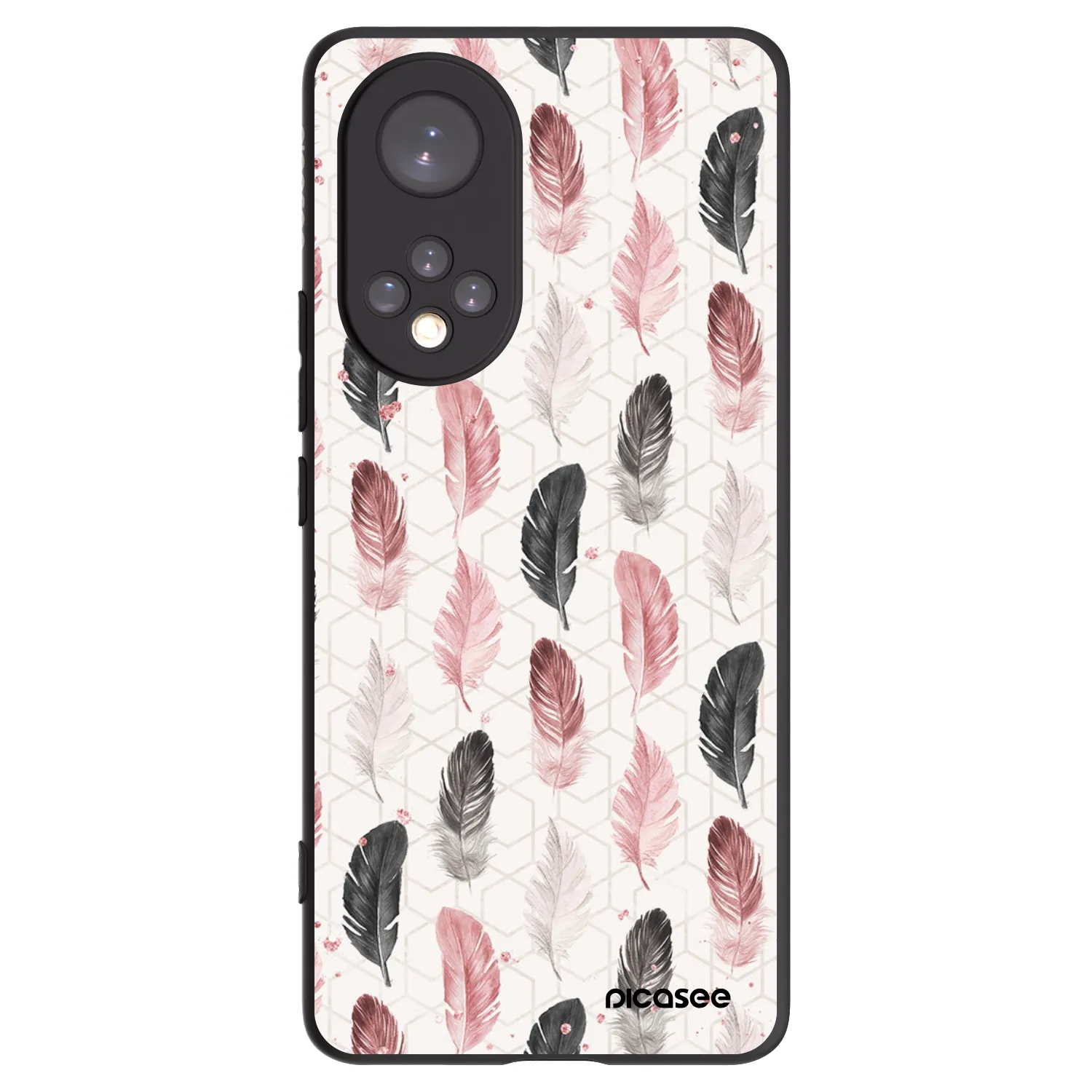 Picasee fekete szilikon tok az alábbi mobiltelefonokra Honor 50 5G - Feather 2