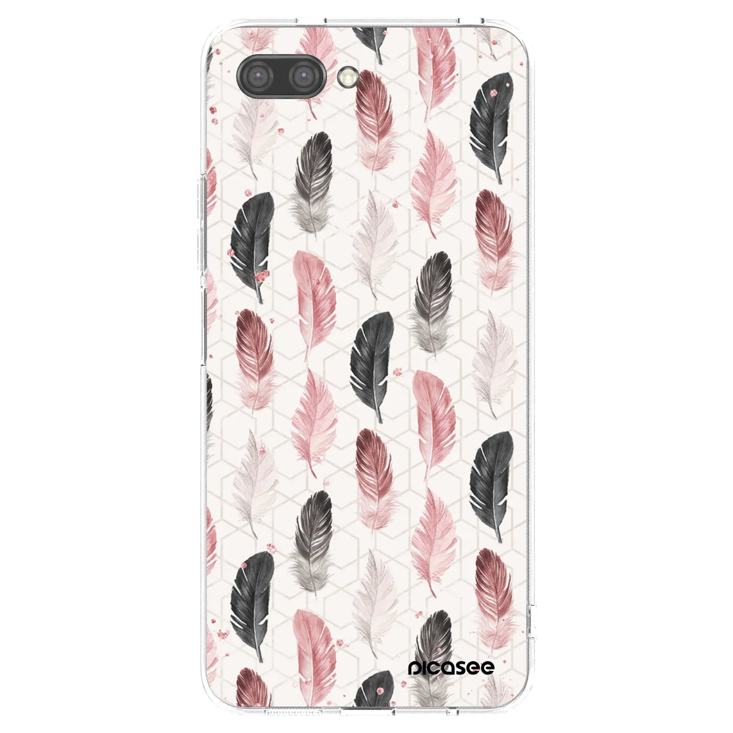 Picasee átlátszó szilikon tok az alábbi mobiltelefonokra Honor 10 - Feather 2