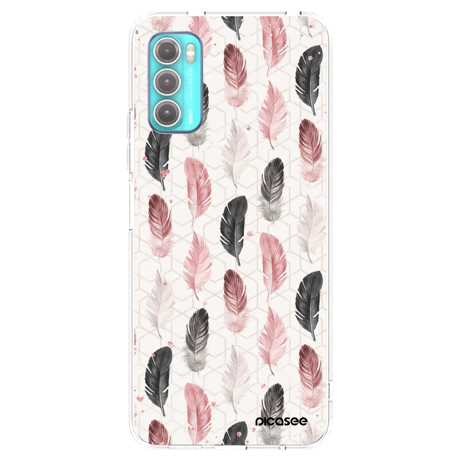 Picasee átlátszó szilikon tok az alábbi mobiltelefonokra Motorola Moto G60 - Feather 2