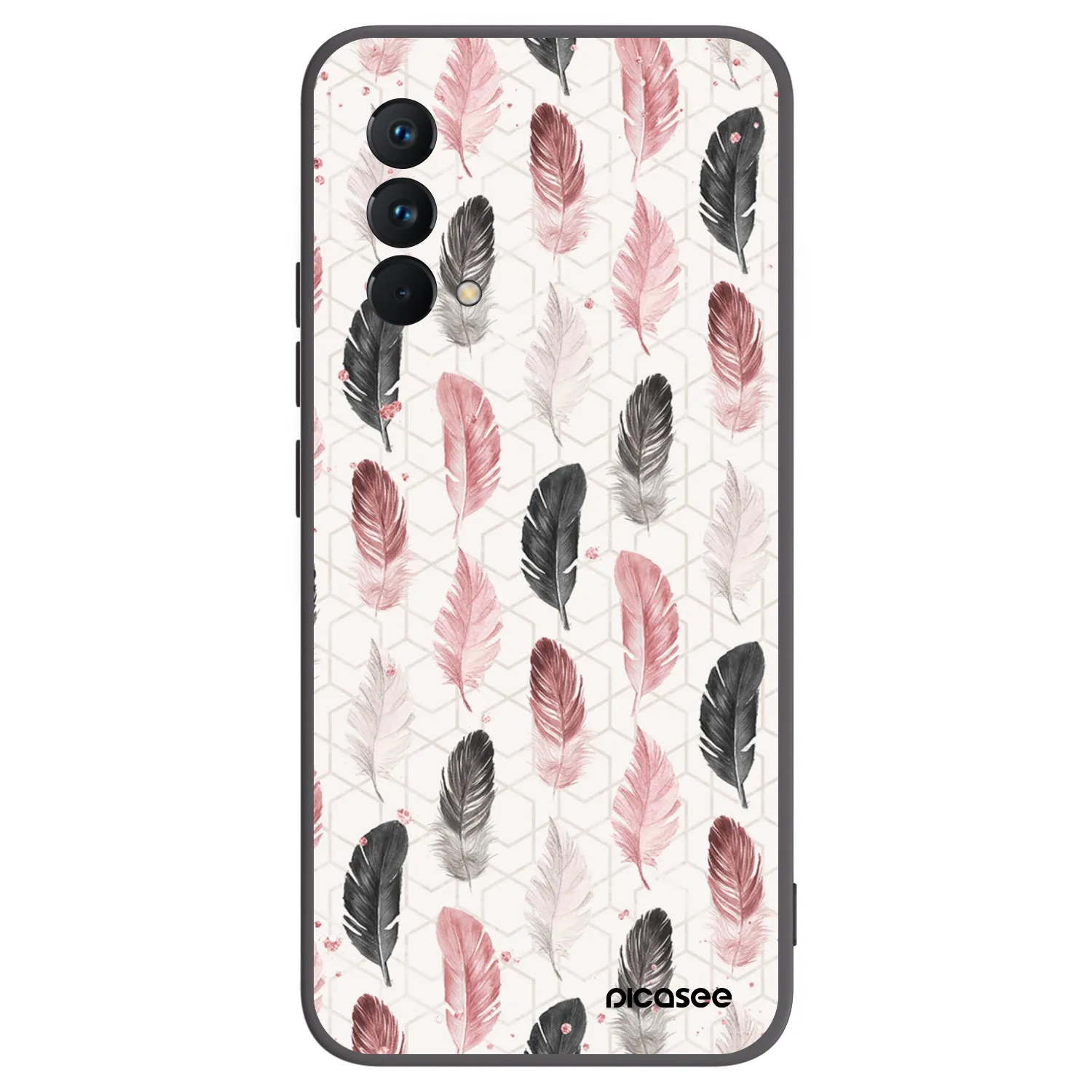 Picasee fekete szilikon tok az alábbi mobiltelefonokra Realme GT Master Edition 5G - Feather 2