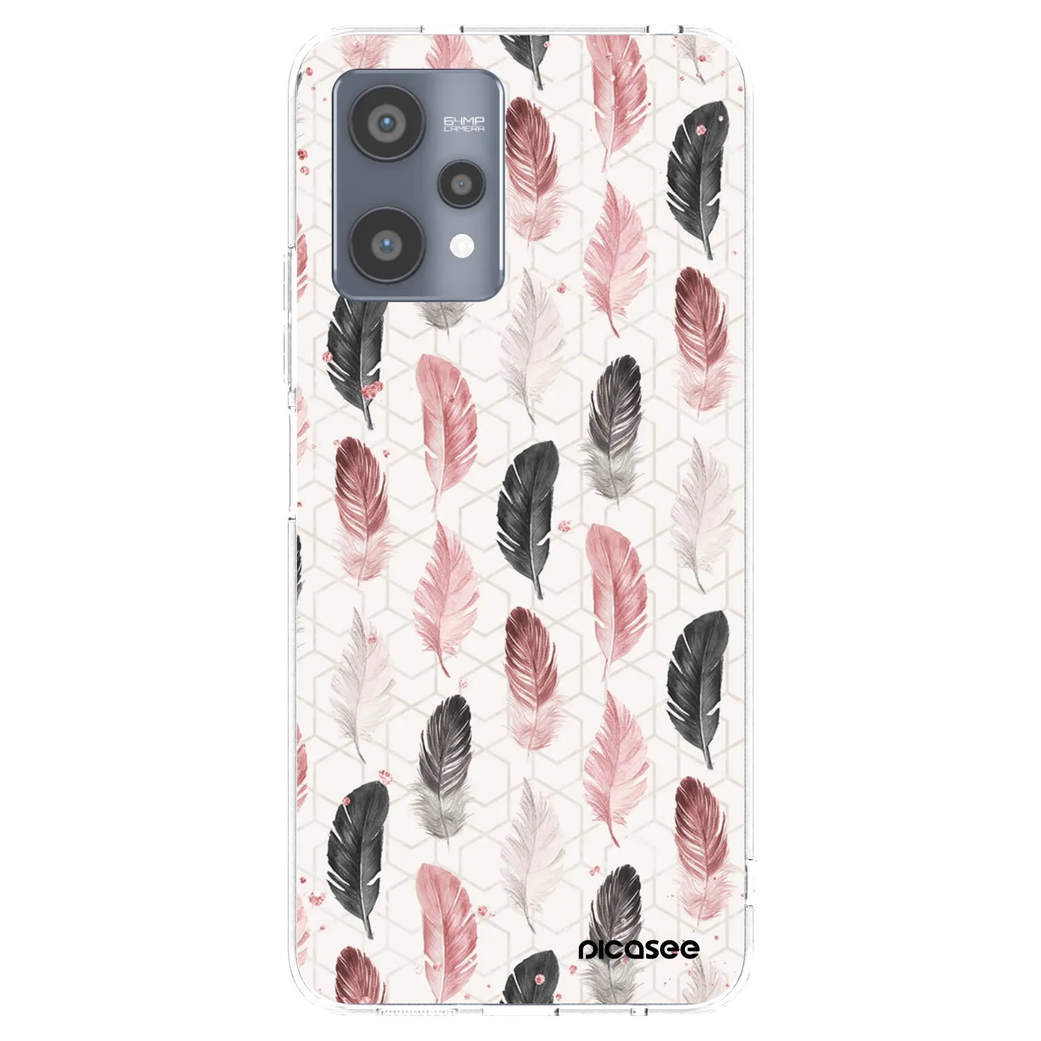 Picasee átlátszó szilikon tok az alábbi mobiltelefonokra Realme 9 Pro 5G - Feather 2