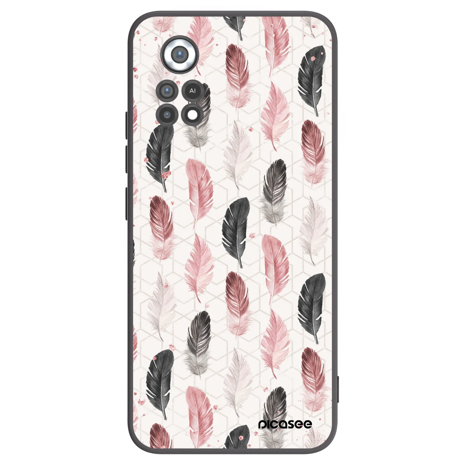 Picasee fekete szilikon tok az alábbi mobiltelefonokra Xiaomi Poco X4 Pro 5G - Feather 2