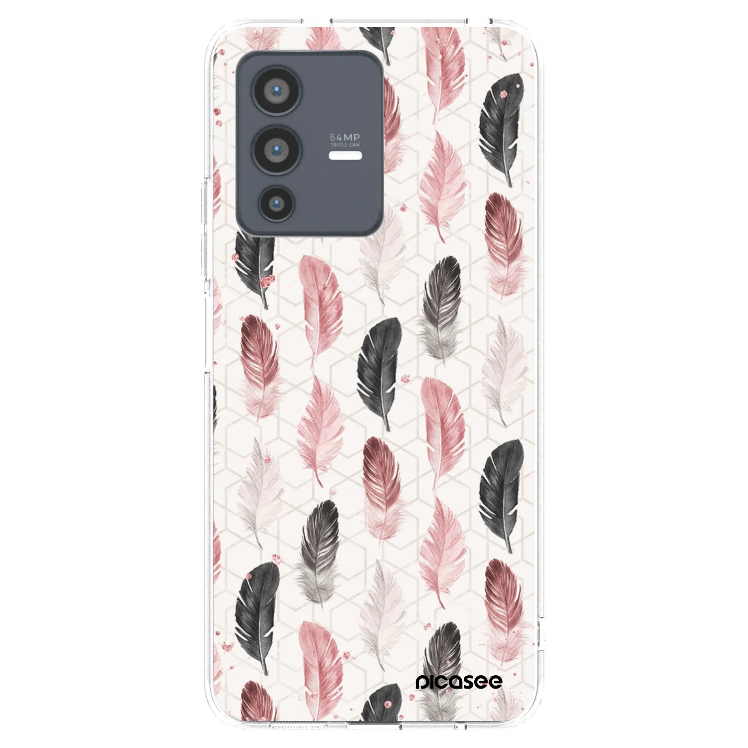 Picasee átlátszó szilikon tok az alábbi mobiltelefonokra Vivo V23 5G - Feather 2