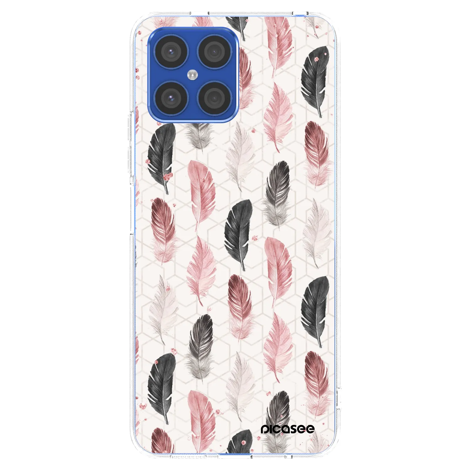 Picasee átlátszó szilikon tok az alábbi mobiltelefonokra Honor X8 4G - Feather 2