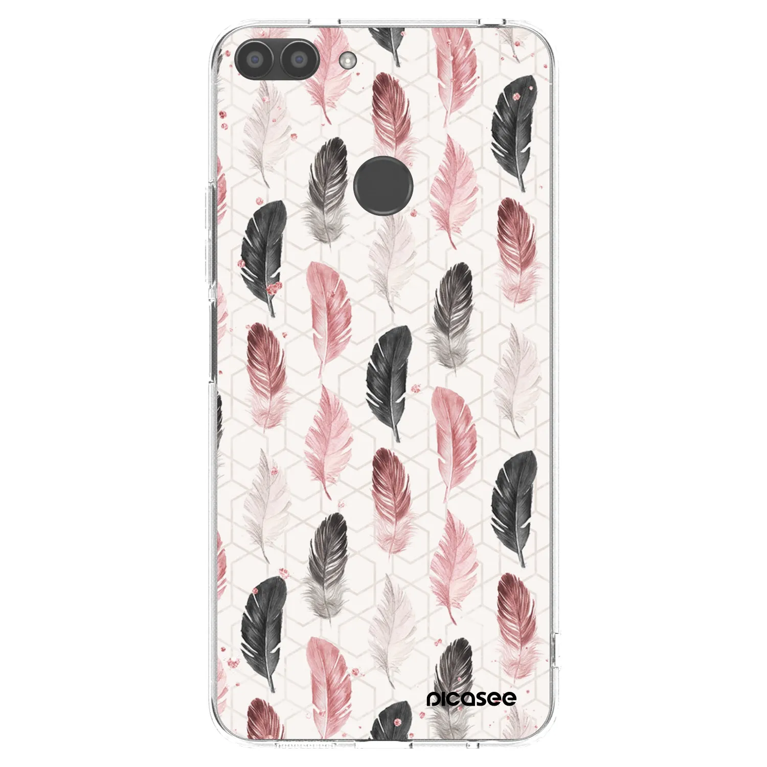 Picasee átlátszó szilikon tok az alábbi mobiltelefonokra Huawei P Smart - Feather 2