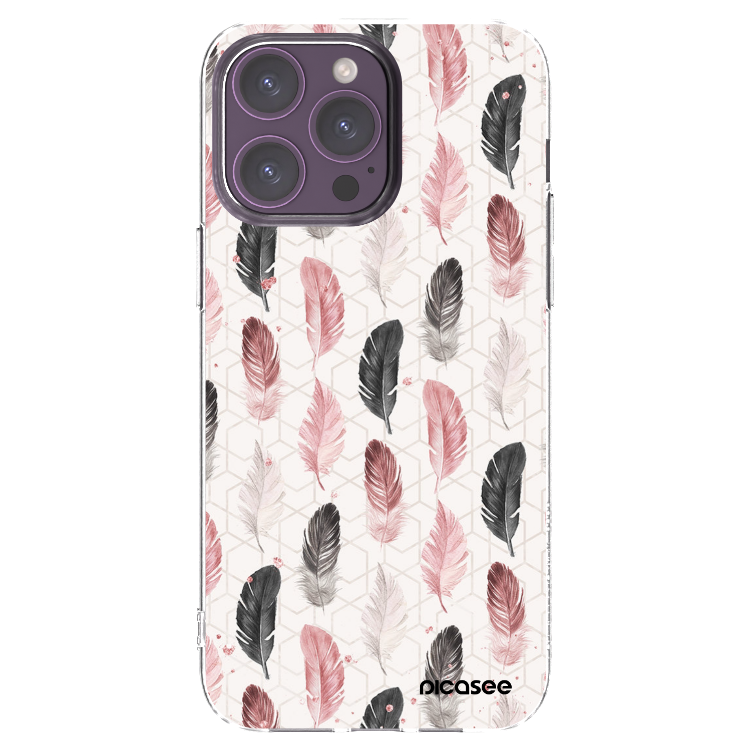 Picasee átlátszó szilikon tok az alábbi mobiltelefonokra Apple iPhone 14 Pro Max - Feather 2