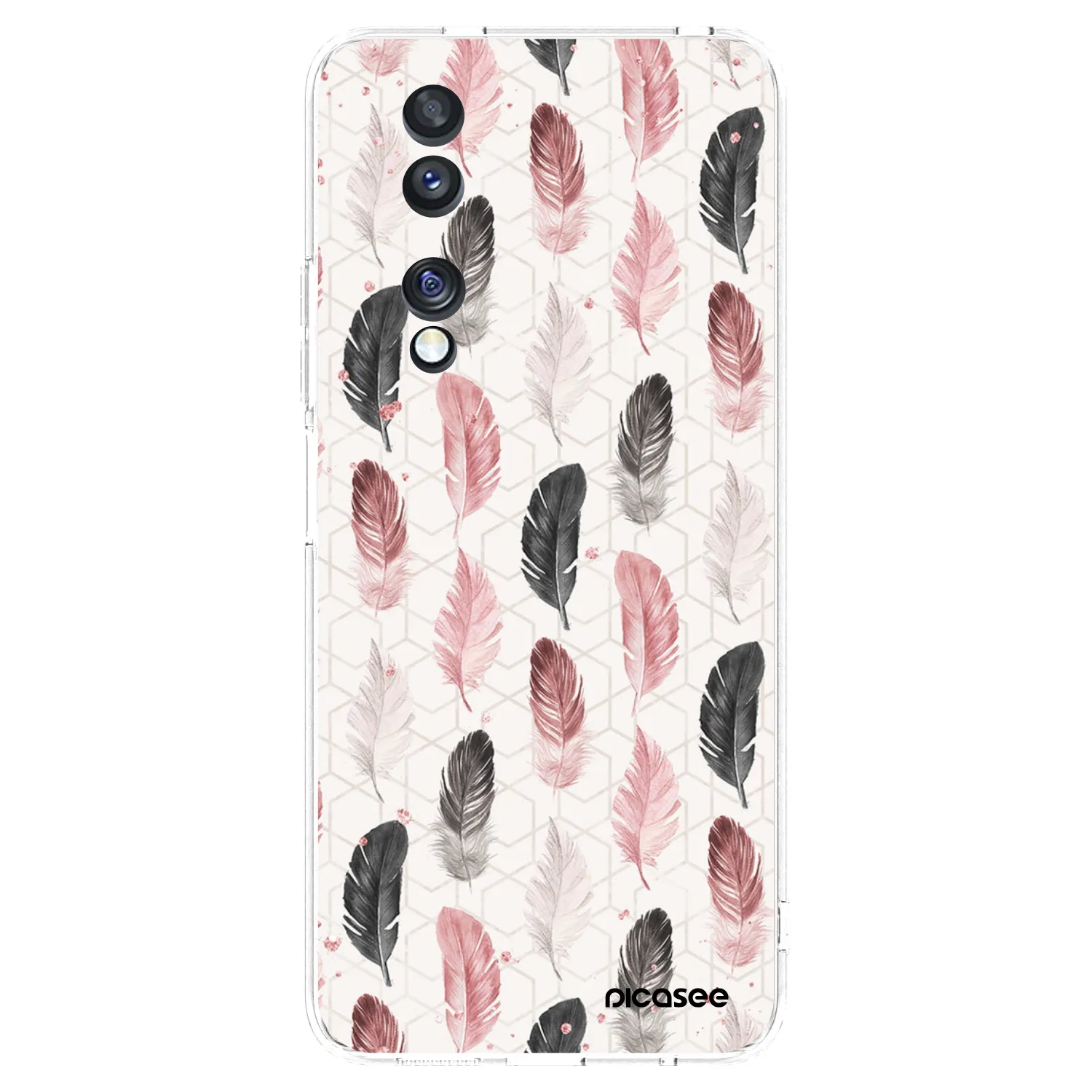 Picasee átlátszó szilikon tok az alábbi mobiltelefonokra Honor 70 - Feather 2