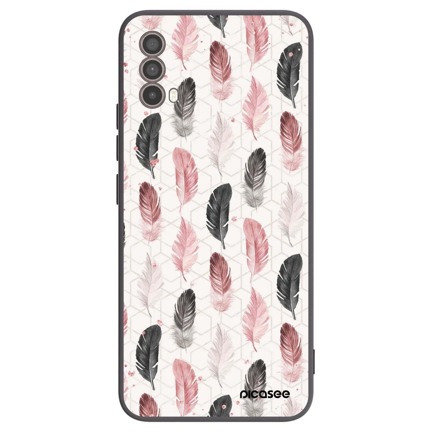 Picasee fekete szilikon tok az alábbi mobiltelefonokra Motorola Moto E40 - Feather 2