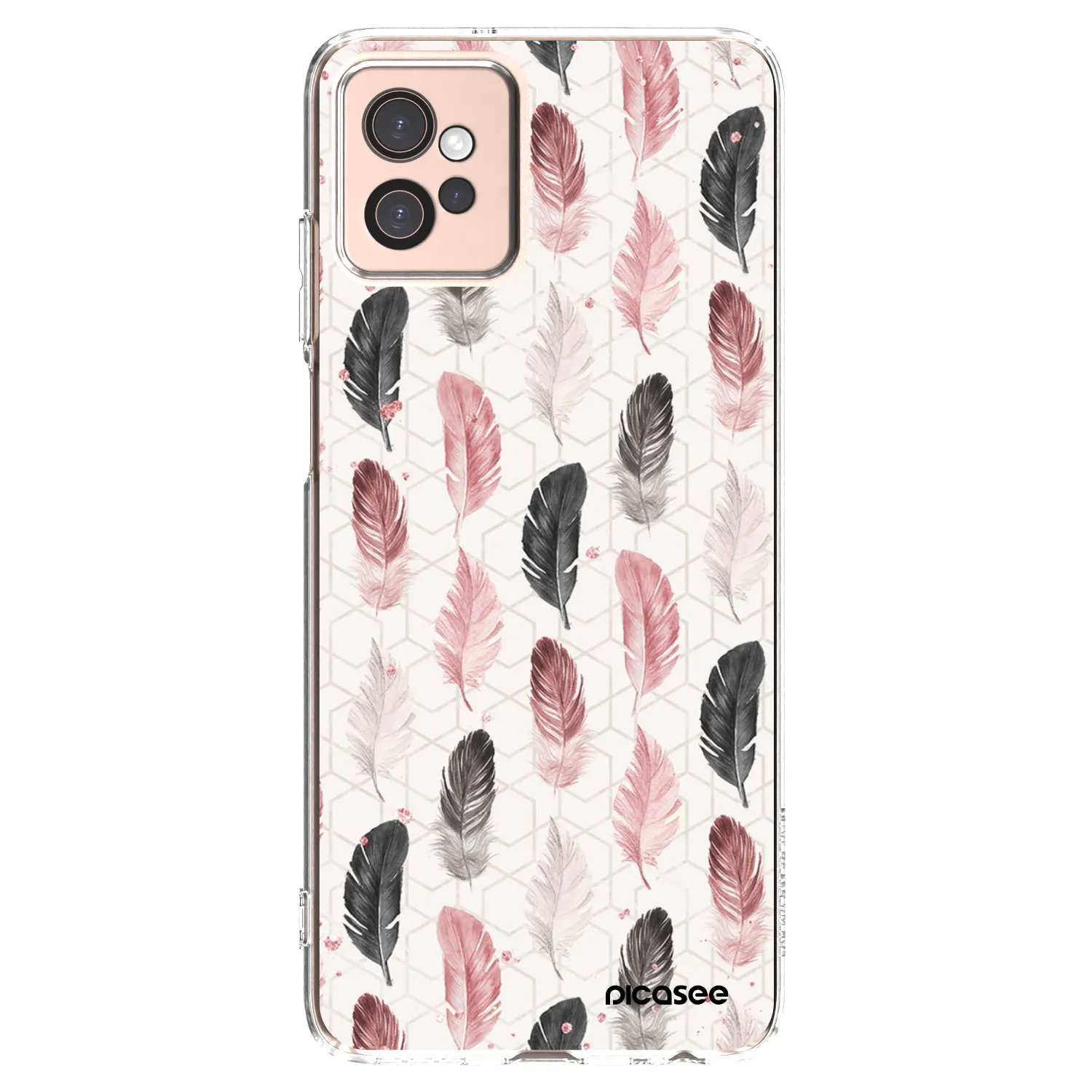 Picasee átlátszó szilikon tok az alábbi mobiltelefonokra Motorola Moto G32 - Feather 2