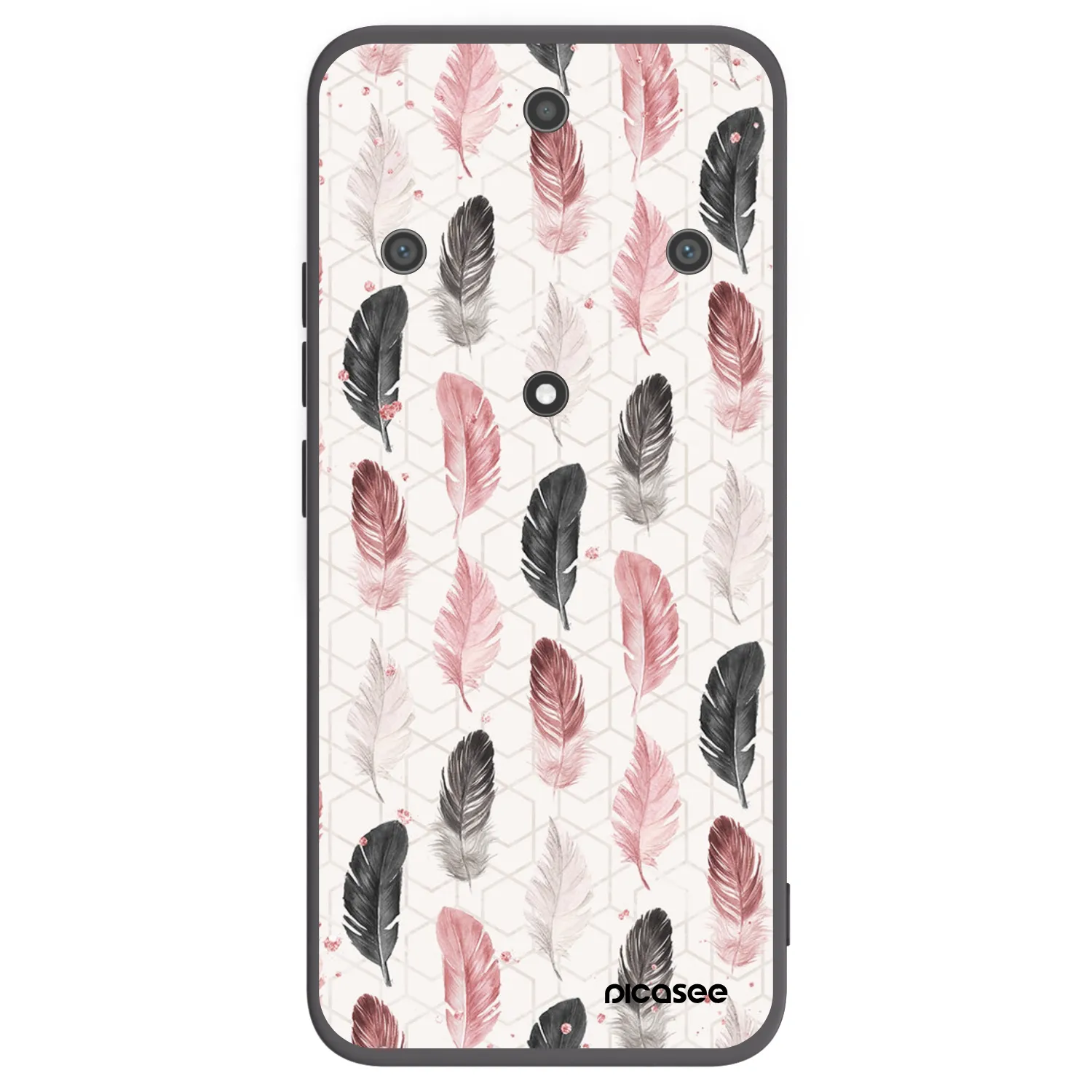 Picasee fekete szilikon tok az alábbi mobiltelefonokra Honor Magic5 Lite 5G - Feather 2