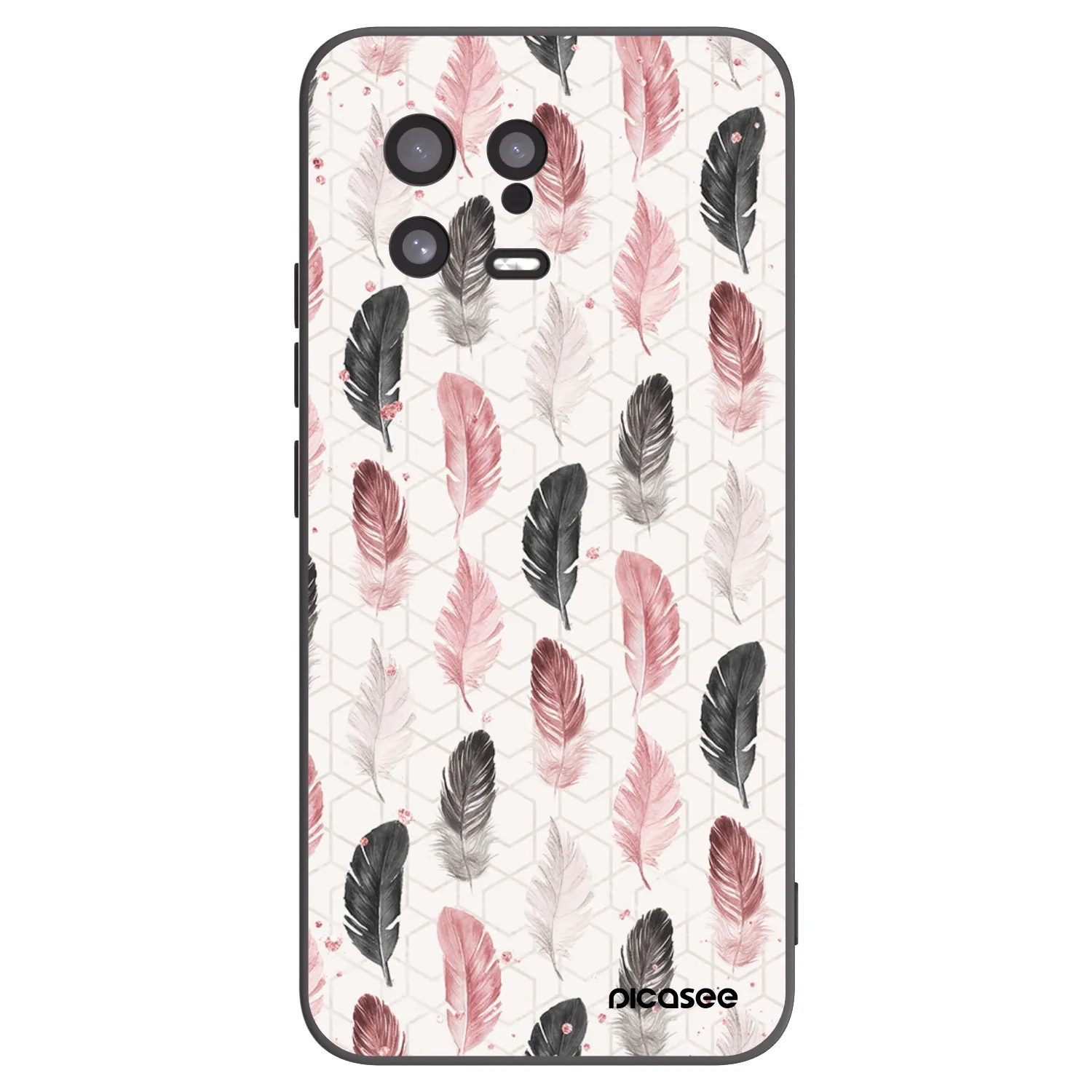 Picasee fekete szilikon tok az alábbi mobiltelefonokra Xiaomi 13 - Feather 2