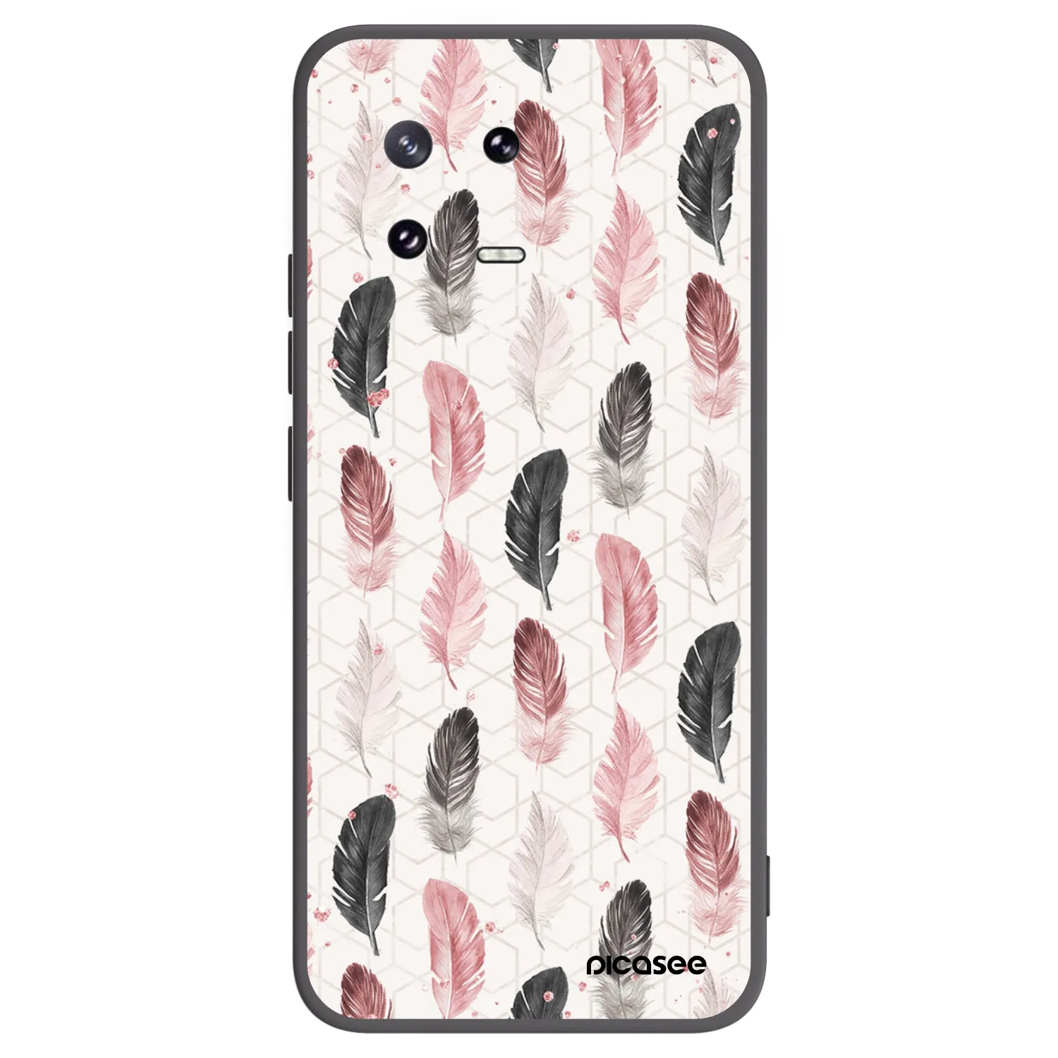 Picasee fekete szilikon tok az alábbi mobiltelefonokra Xiaomi 13 Pro - Feather 2