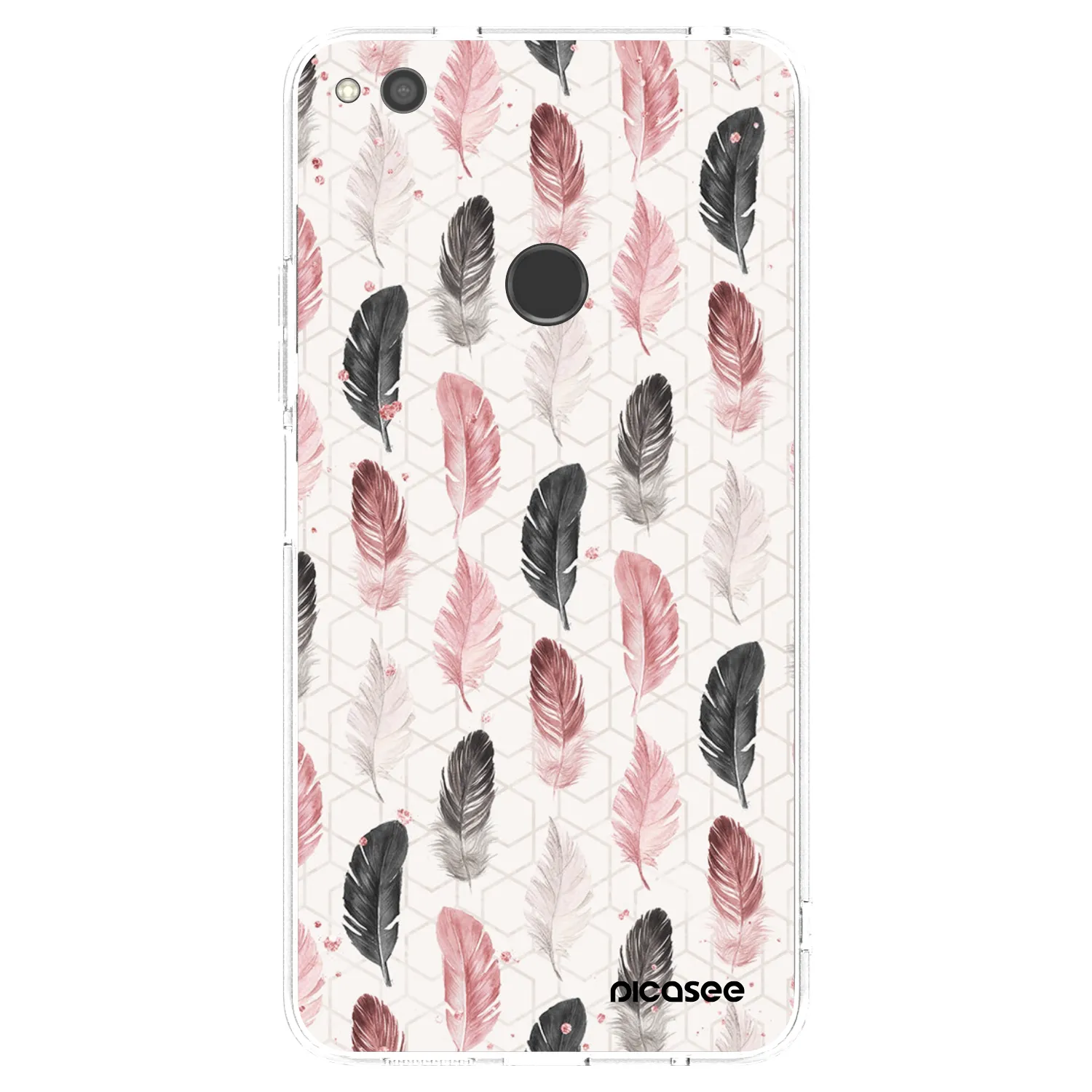 Picasee átlátszó szilikon tok az alábbi mobiltelefonokra Huawei P9 Lite 2017 - Feather 2