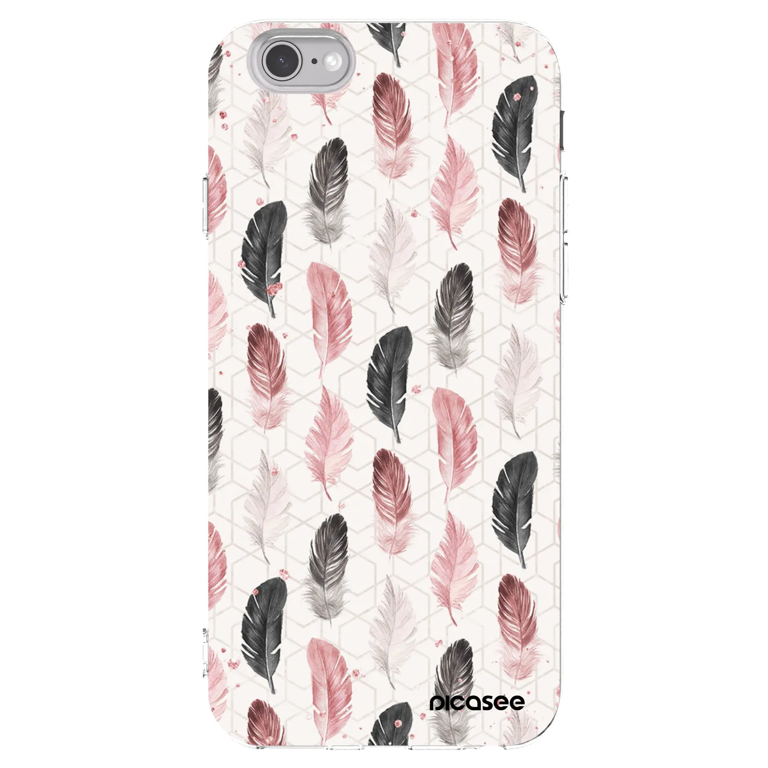 Picasee átlátszó szilikon tok az alábbi mobiltelefonokra Apple iPhone 6/6S - Feather 2