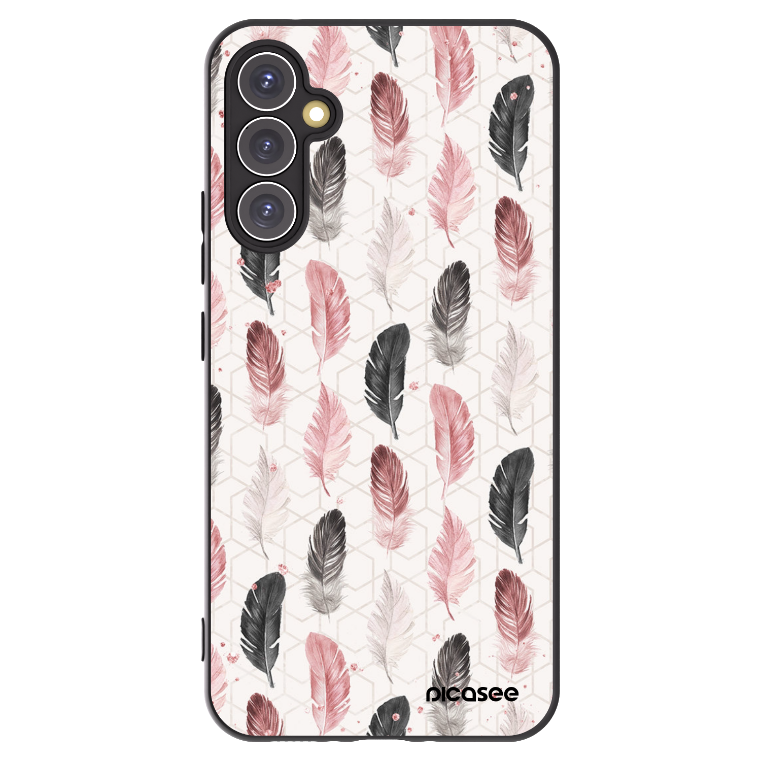 Picasee fekete szilikon tok az alábbi mobiltelefonokra Samsung Galaxy A34 5G A346B - Feather 2