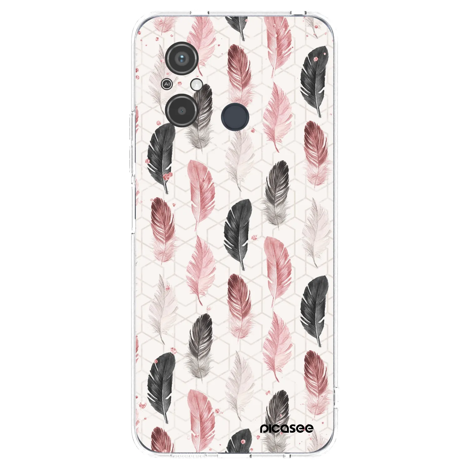 Picasee átlátszó szilikon tok az alábbi mobiltelefonokra Xiaomi Redmi 12C - Feather 2