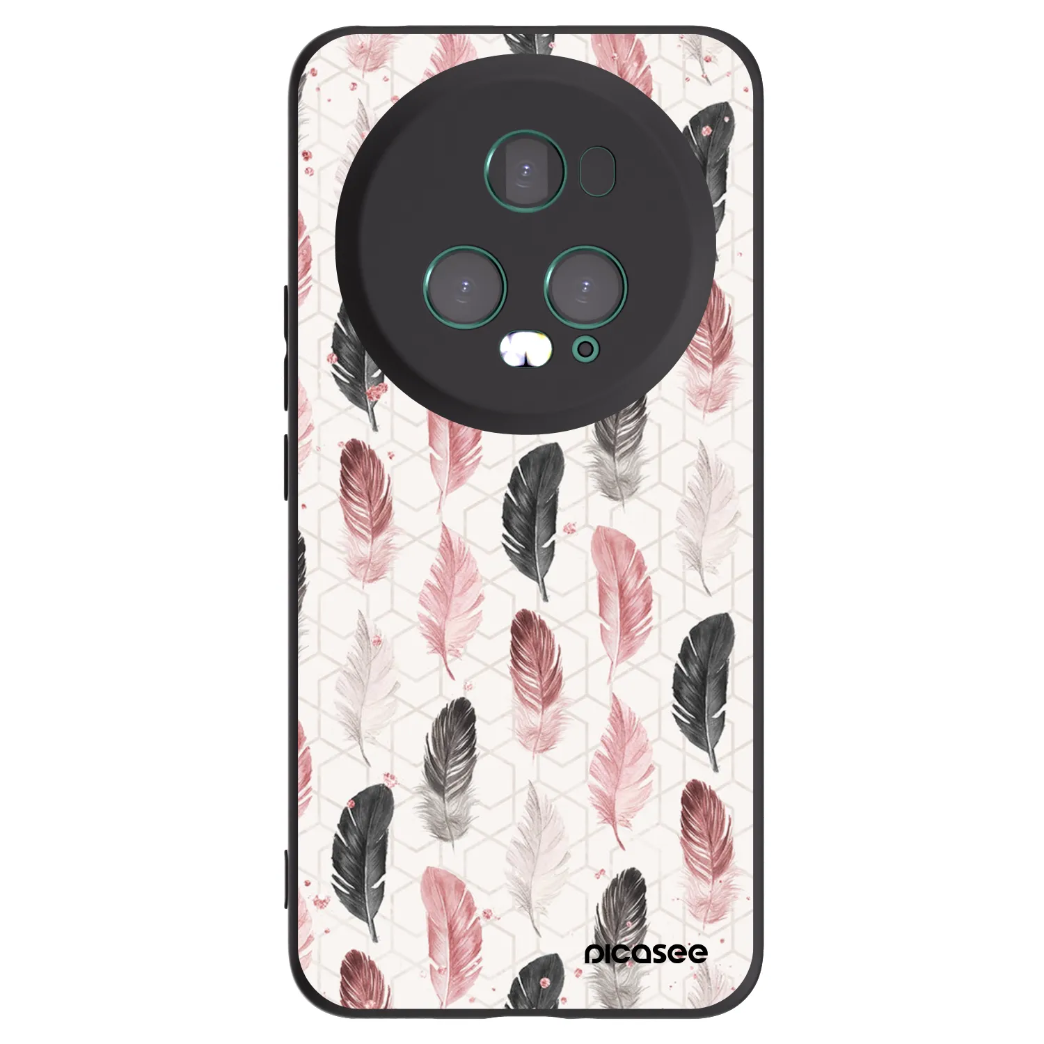 Picasee fekete szilikon tok az alábbi mobiltelefonokra Honor Magic5 Pro - Feather 2