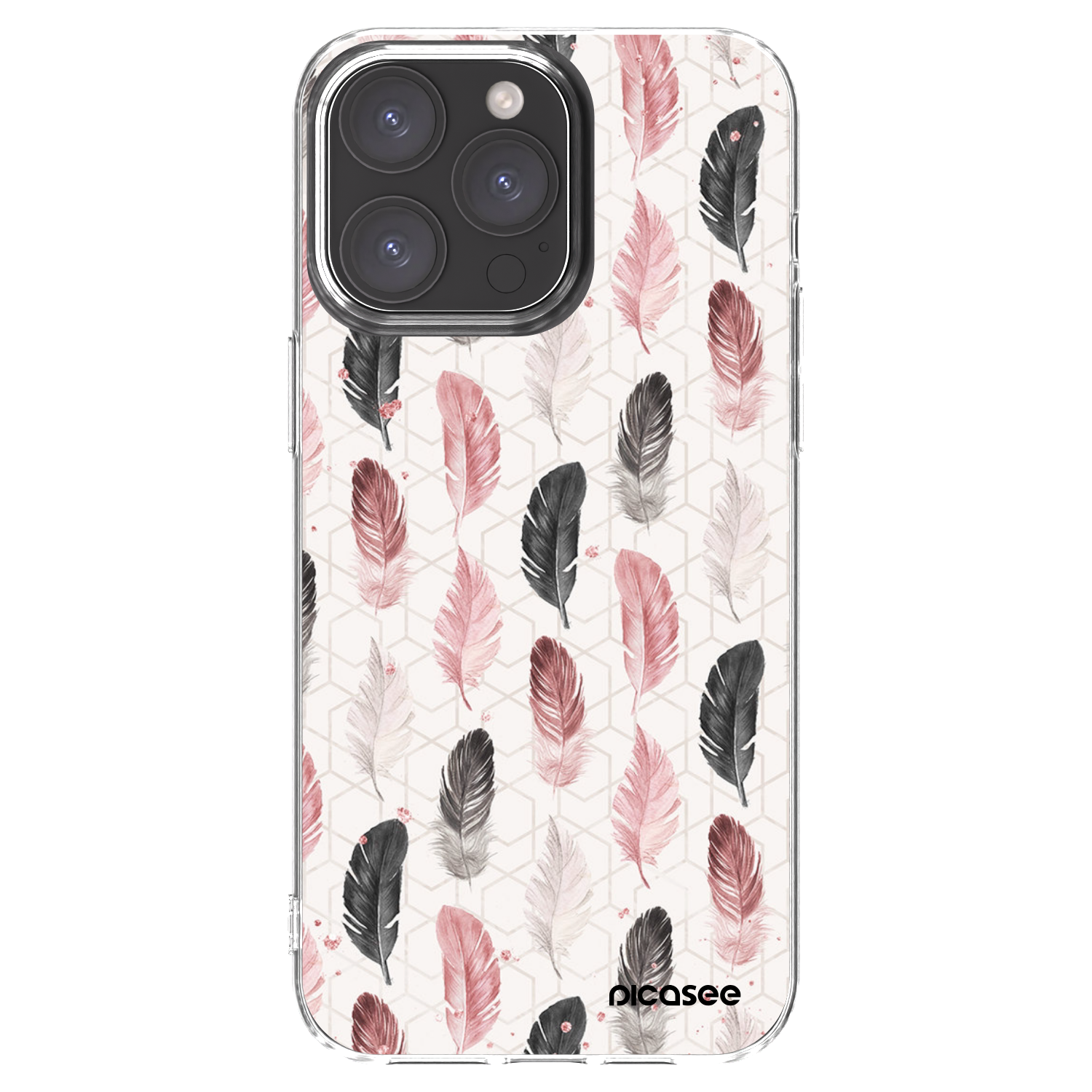 Picasee átlátszó szilikon tok az alábbi mobiltelefonokra Apple iPhone 15 Pro Max - Feather 2