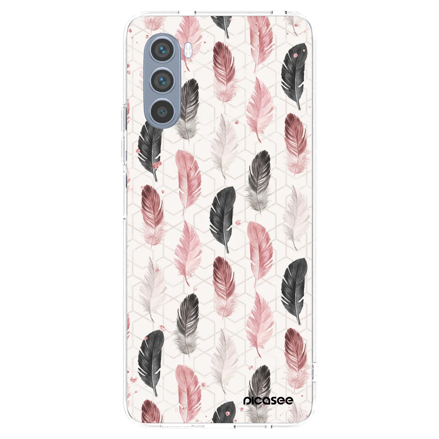 Picasee átlátszó szilikon tok az alábbi mobiltelefonokra Motorola Moto G62 - Feather 2