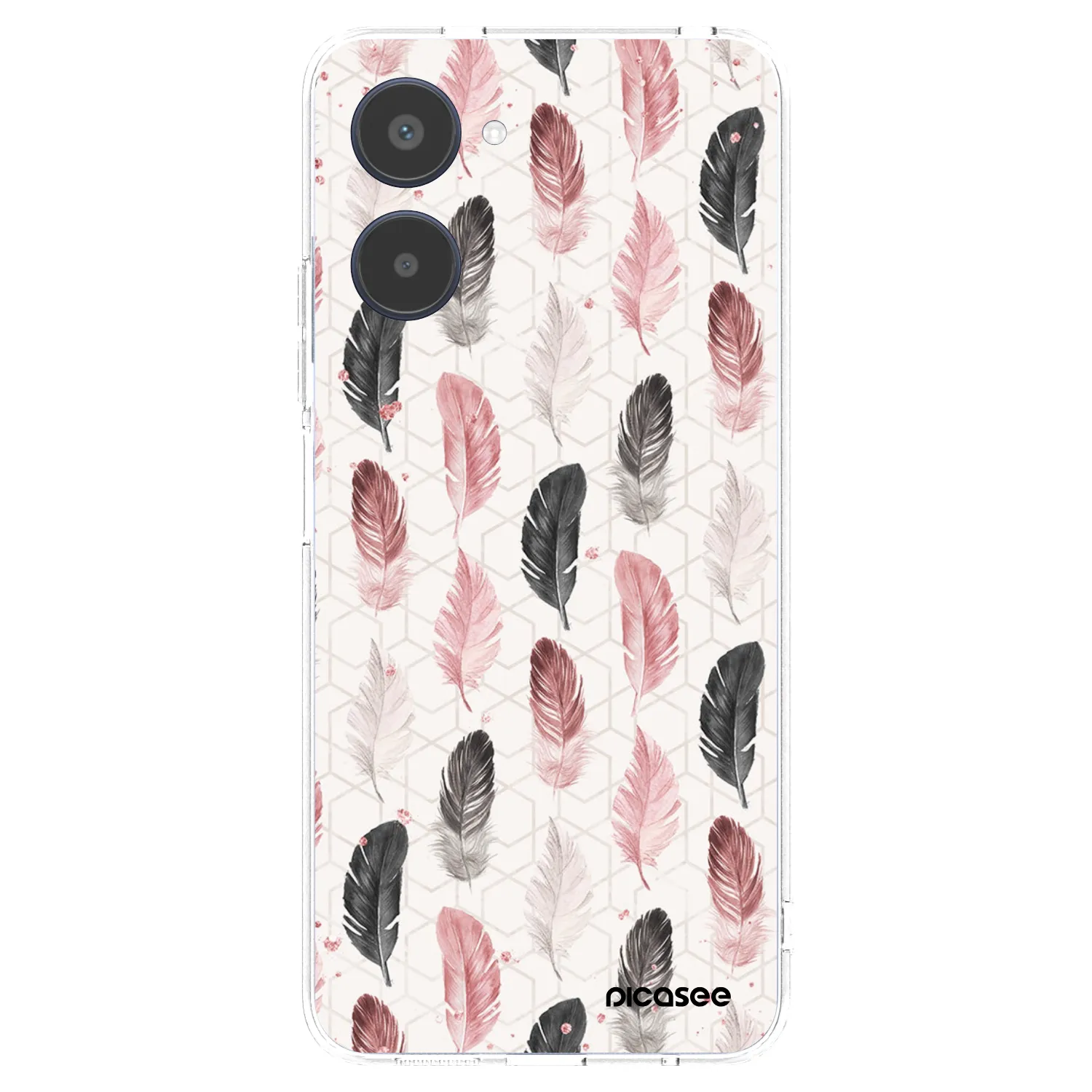 Picasee átlátszó szilikon tok az alábbi mobiltelefonokra Realme 10 4G - Feather 2