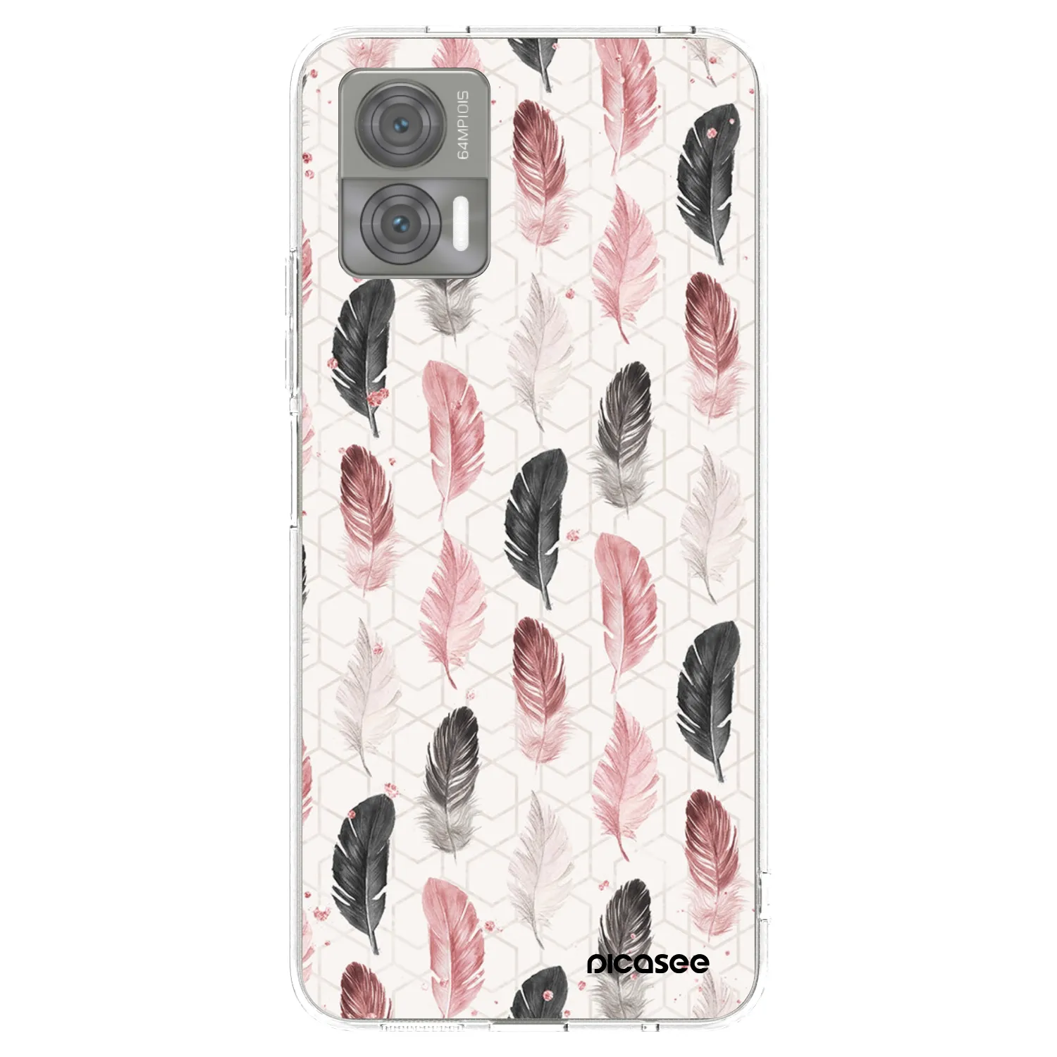 Picasee átlátszó szilikon tok az alábbi mobiltelefonokra Motorola Edge 30 Neo - Feather 2