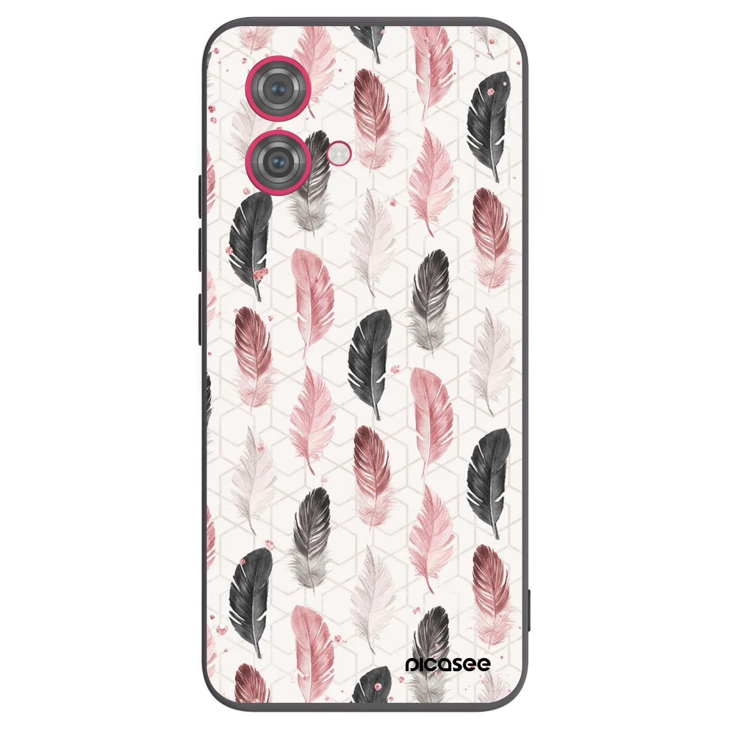 Picasee fekete szilikon tok az alábbi mobiltelefonokra Motorola Moto G84 5G - Feather 2