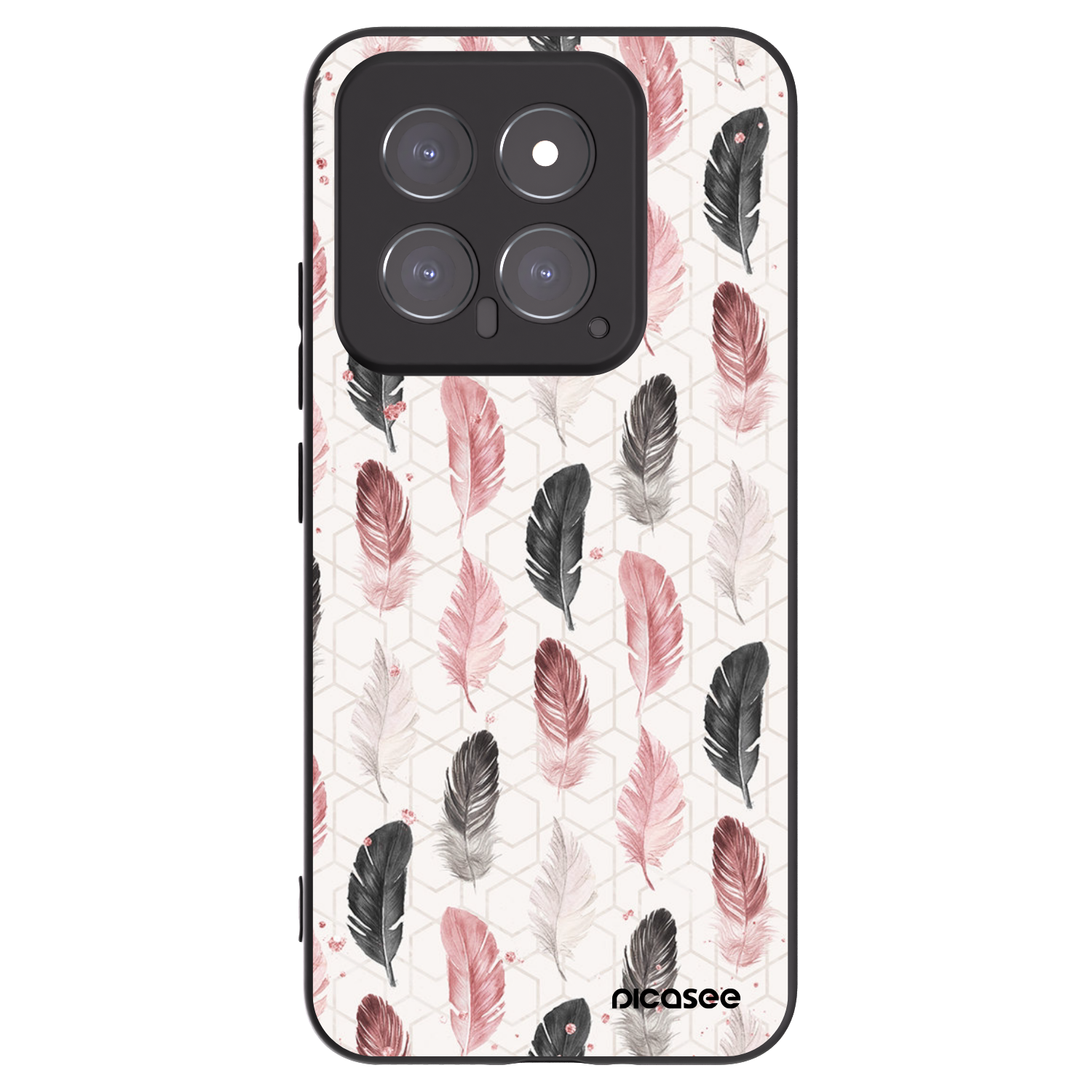 Picasee fekete szilikon tok az alábbi mobiltelefonokra Xiaomi 14 - Feather 2