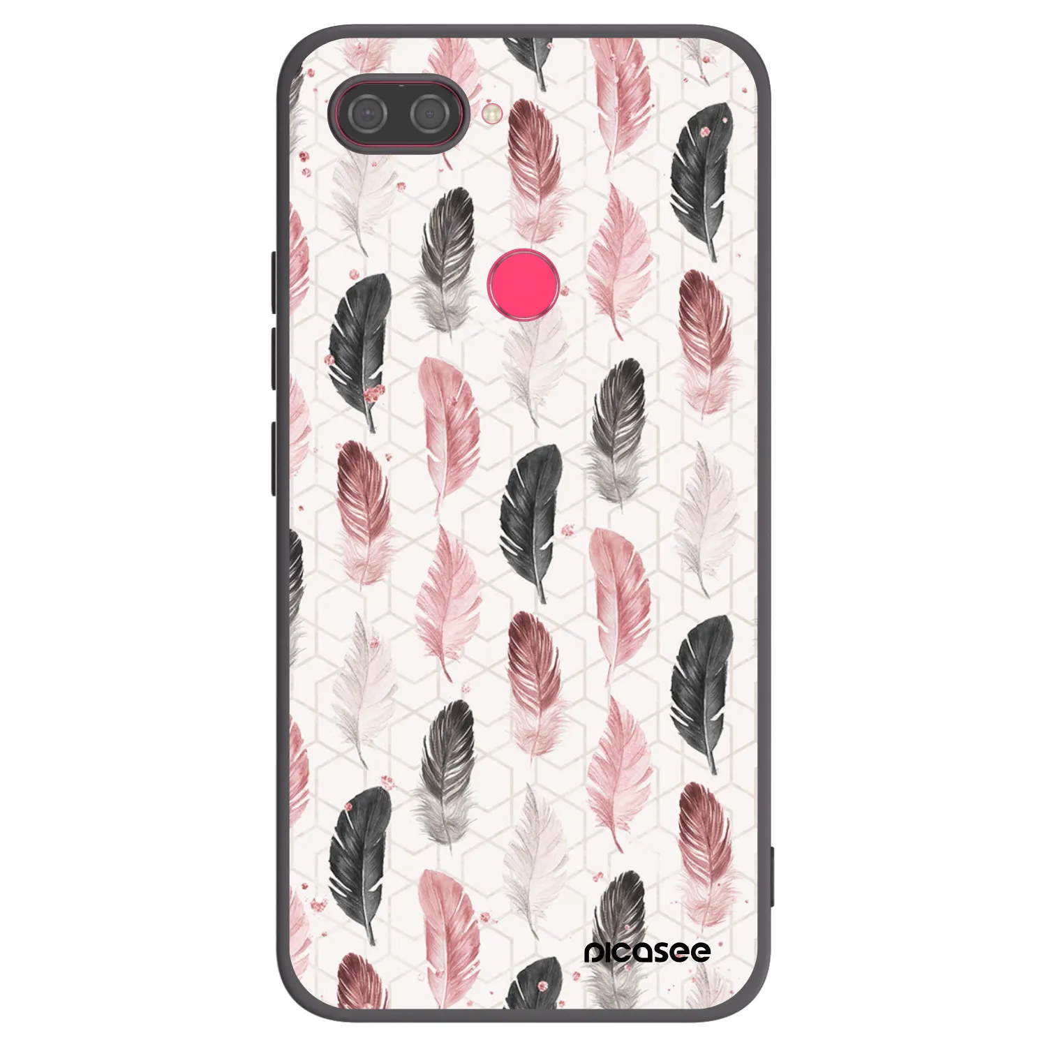 Picasee fekete szilikon tok az alábbi mobiltelefonokra Xiaomi Mi 8 Lite - Feather 2