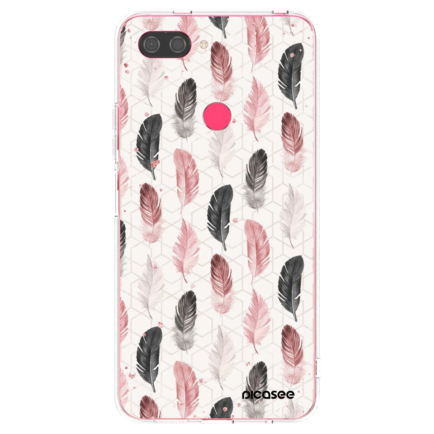 Picasee átlátszó szilikon tok az alábbi mobiltelefonokra Xiaomi Mi 8 Lite - Feather 2