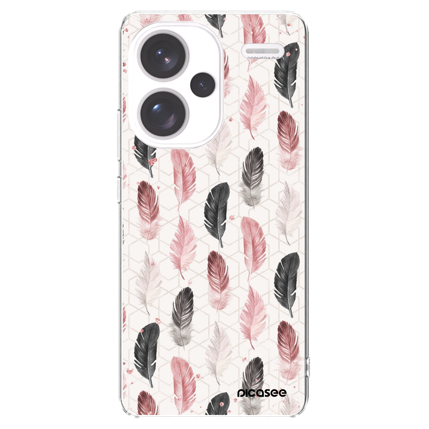 Picasee átlátszó szilikon tok az alábbi mobiltelefonokra Xiaomi Redmi Note 13 Pro+ 5G - Feather 2
