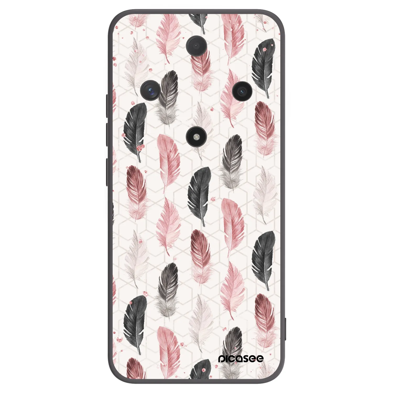 Picasee fekete szilikon tok az alábbi mobiltelefonokra Honor Magic6 Lite 5G - Feather 2