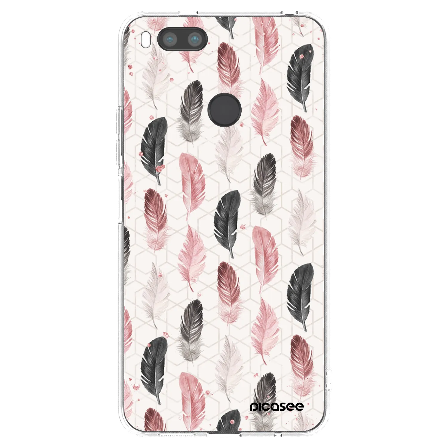 Picasee átlátszó szilikon tok az alábbi mobiltelefonokra Xiaomi Mi A1 Global - Feather 2