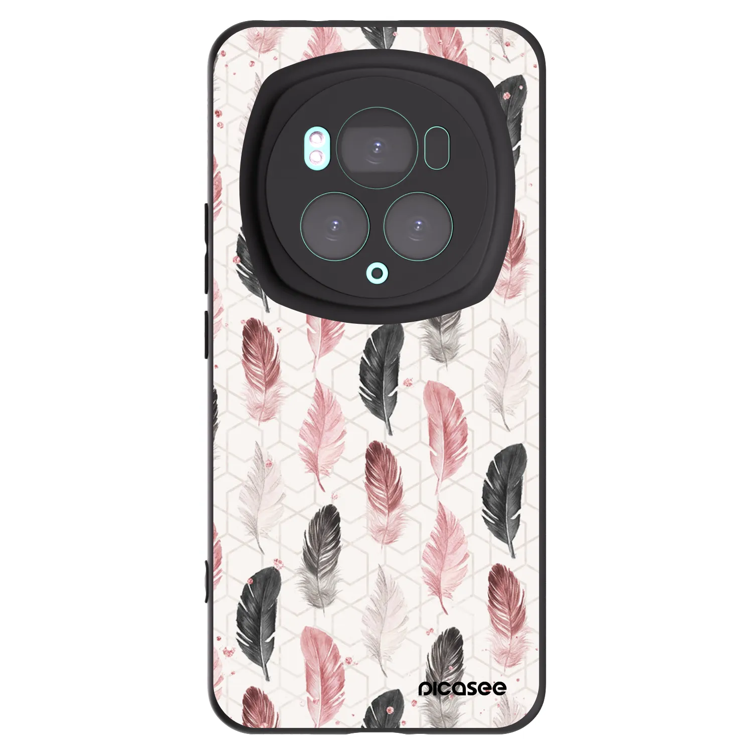 Picasee fekete szilikon tok az alábbi mobiltelefonokra Honor Magic6 Pro - Feather 2