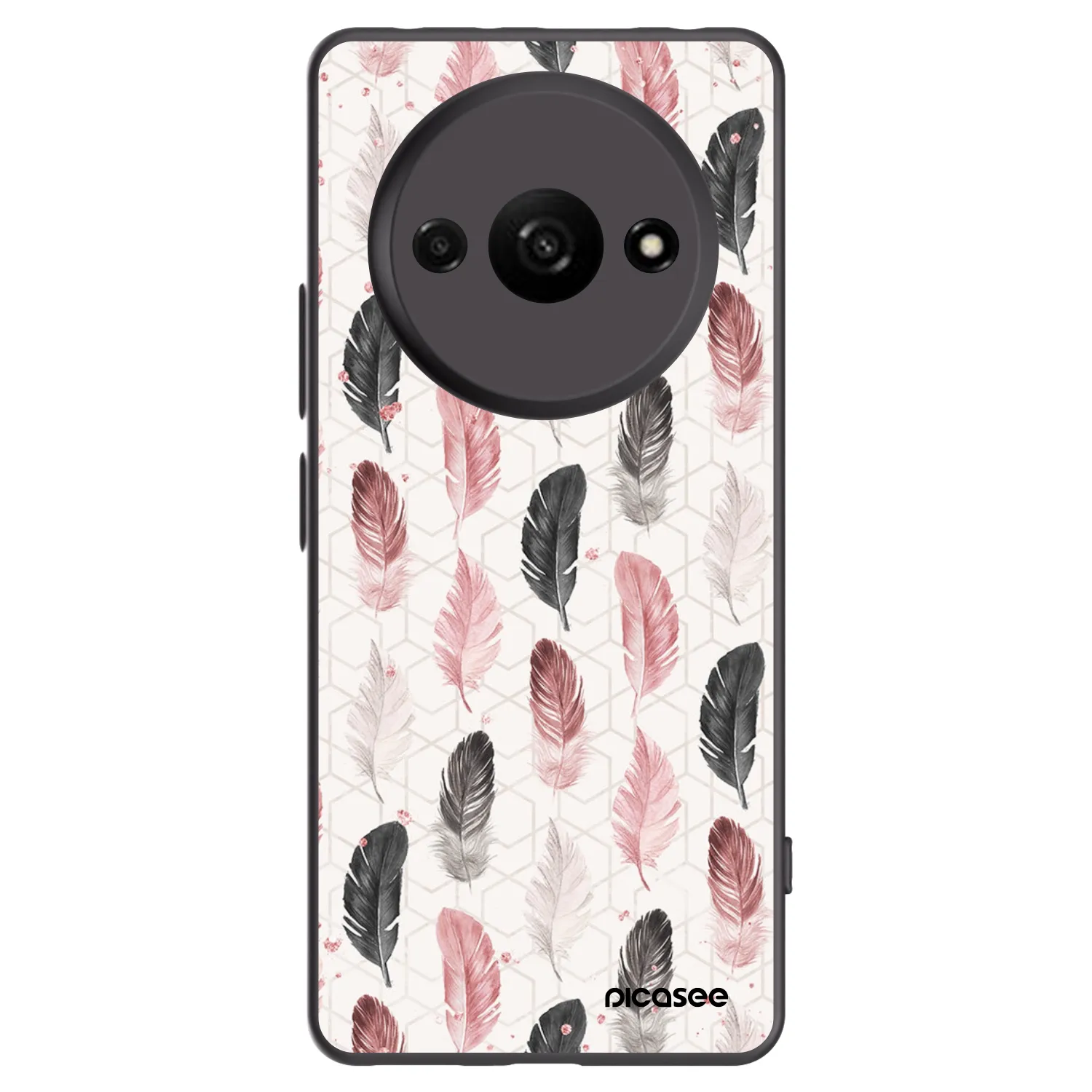Picasee fekete szilikon tok az alábbi mobiltelefonokra Xiaomi Redmi A3 - Feather 2