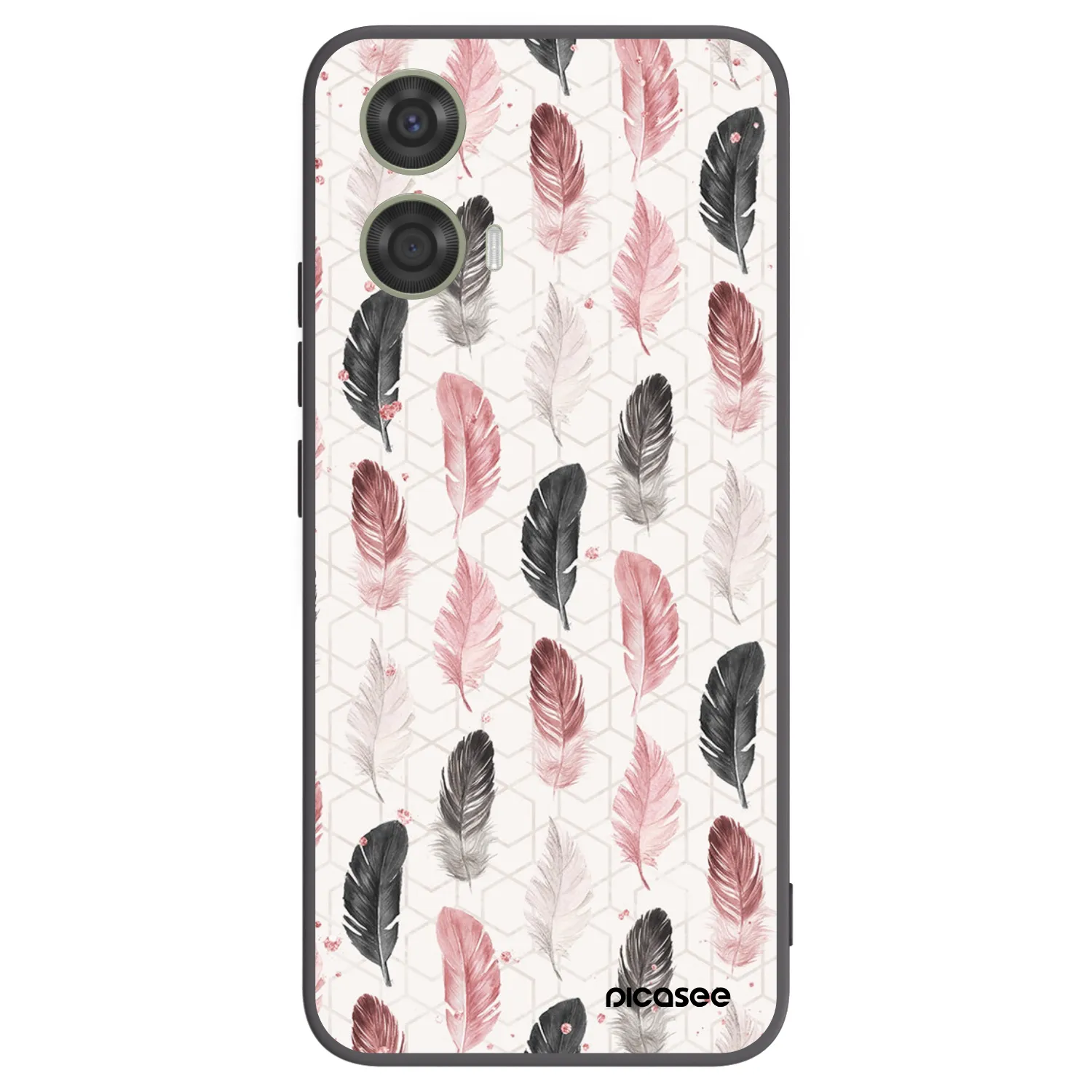 Picasee fekete szilikon tok az alábbi mobiltelefonokra Motorola Moto G24 - Feather 2