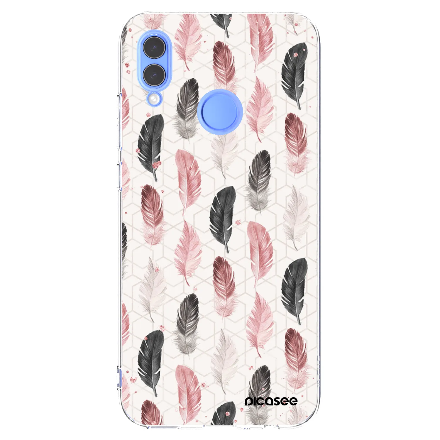 Picasee átlátszó szilikon tok az alábbi mobiltelefonokra Honor 10 Lite - Feather 2