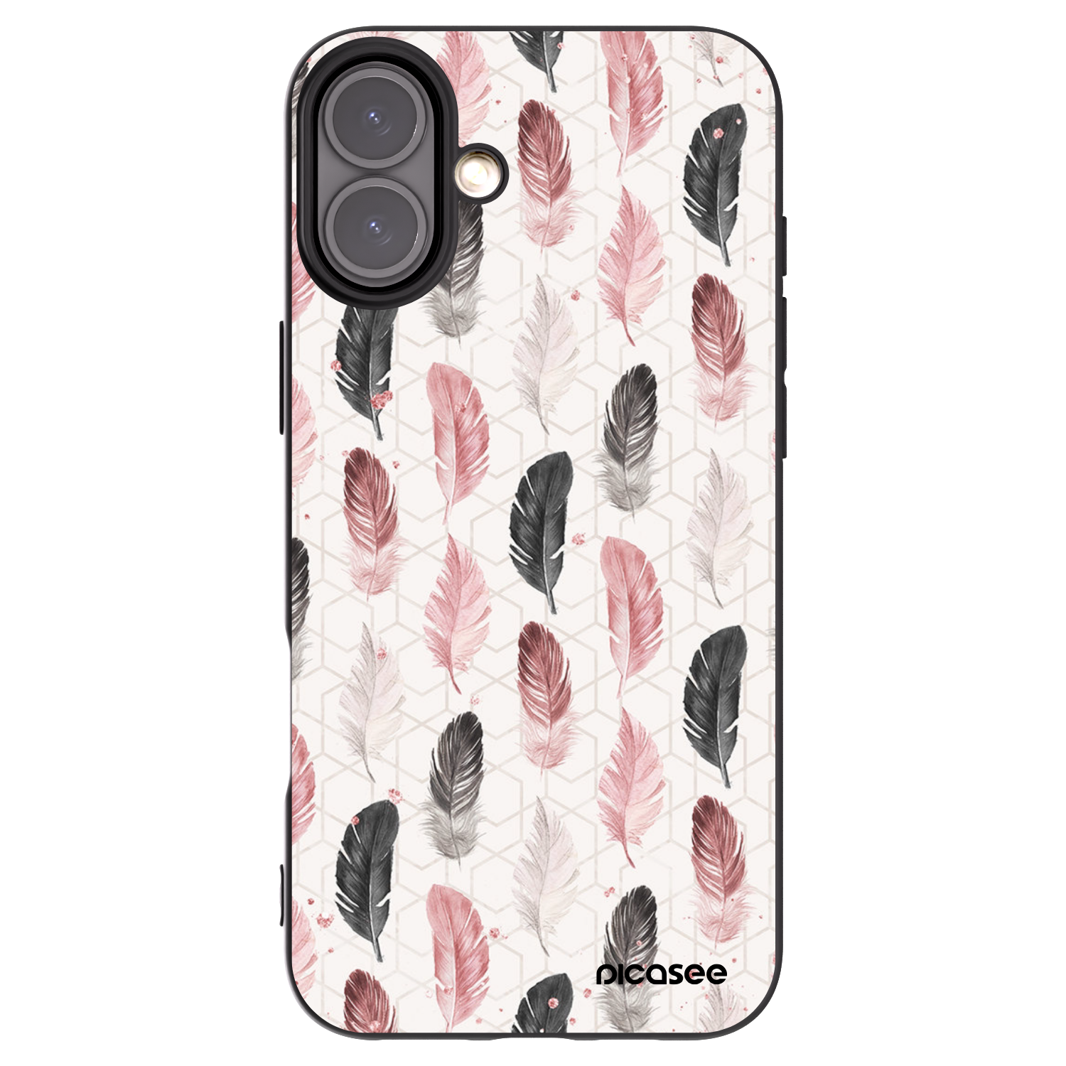 Picasee fekete szilikon tok az alábbi mobiltelefonokra Apple iPhone 16 Plus - Feather 2