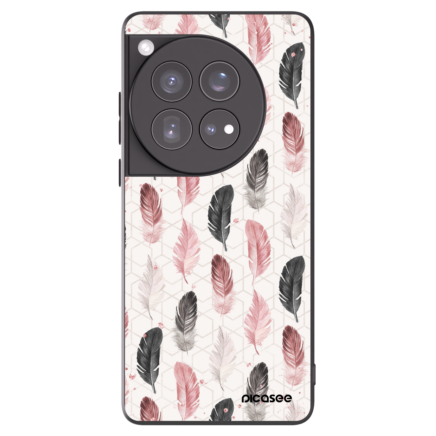 Picasee fekete szilikon tok az alábbi mobiltelefonokra OnePlus 12 5G - Feather 2