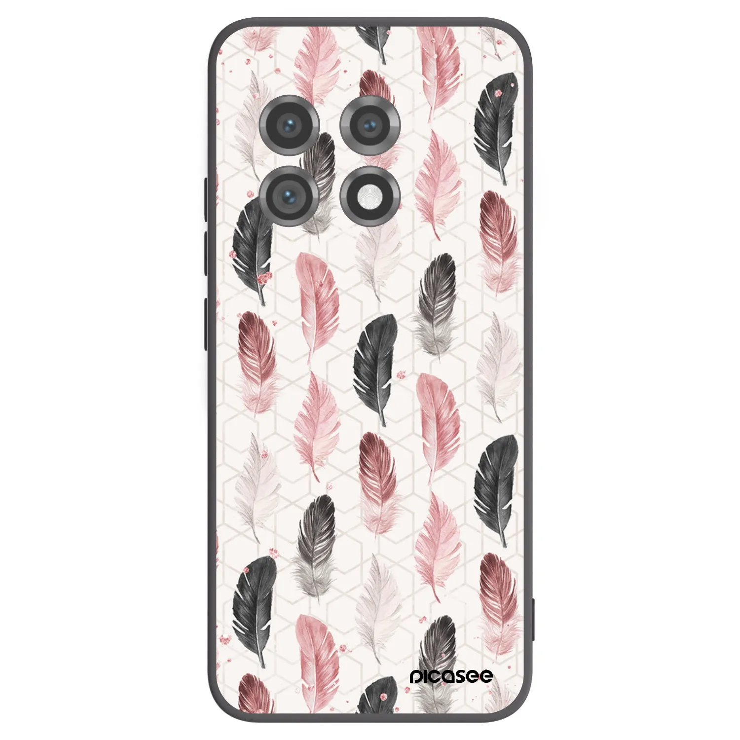 Picasee fekete szilikon tok az alábbi mobiltelefonokra OnePlus 11 5G - Feather 2