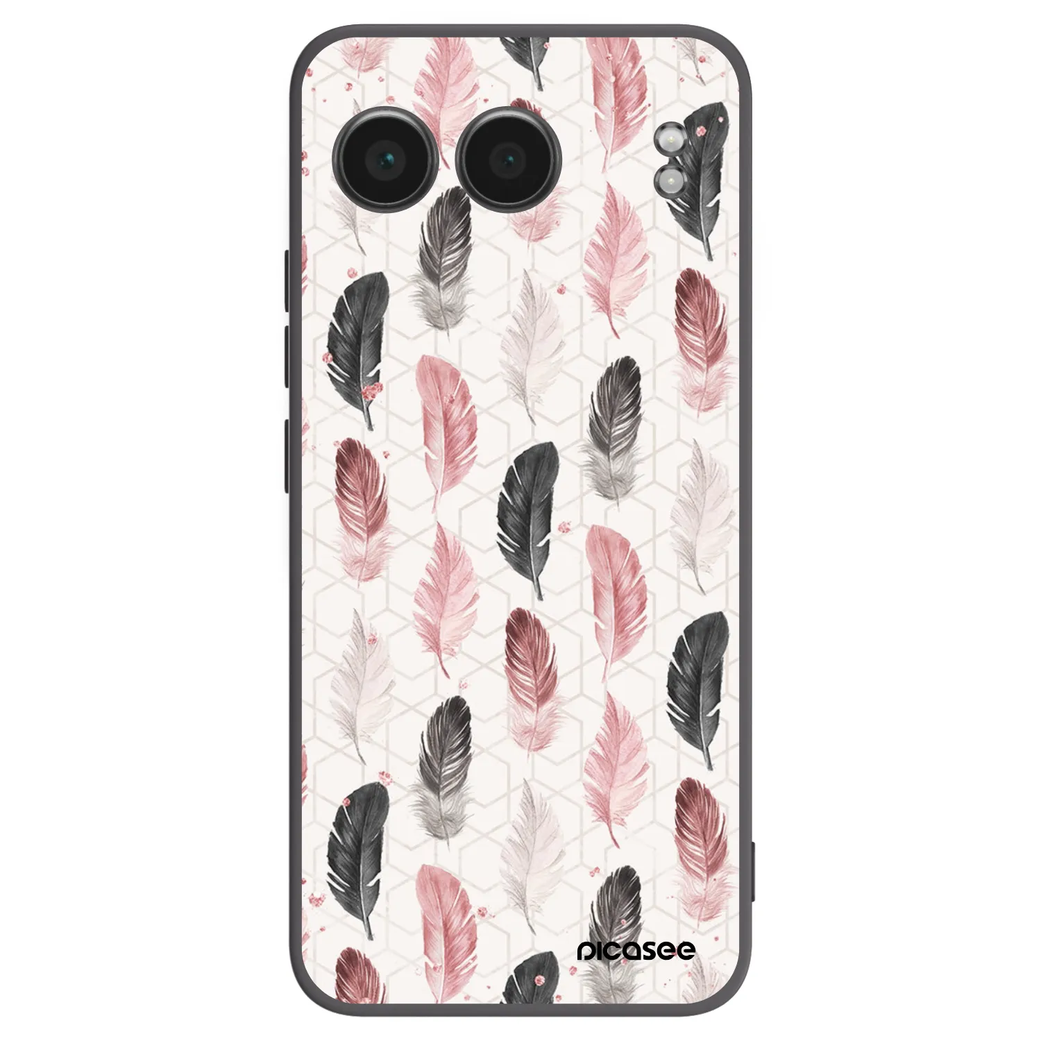 Picasee fekete szilikon tok az alábbi mobiltelefonokra OnePlus Nord 4 - Feather 2