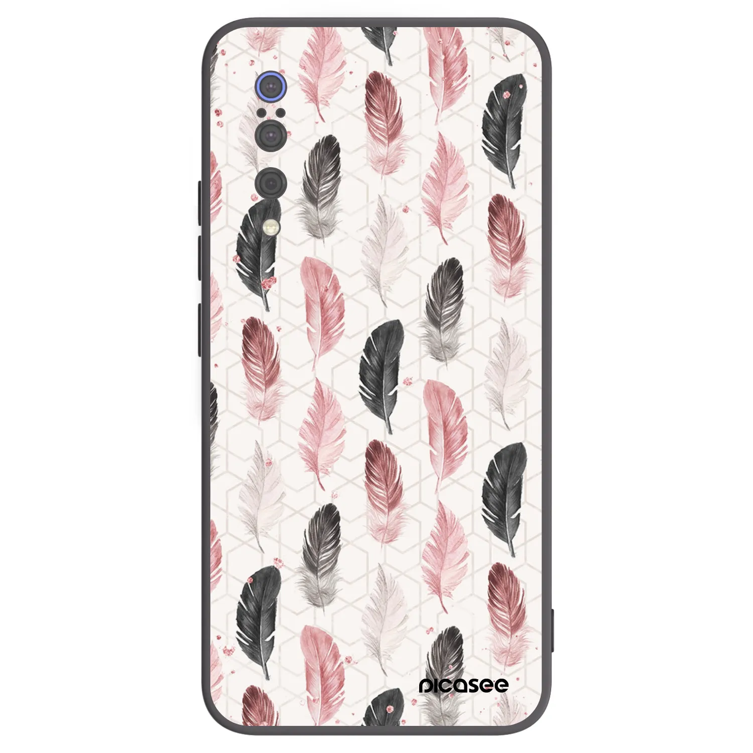 Picasee fekete szilikon tok az alábbi mobiltelefonokra Xiaomi Mi 9 - Feather 2