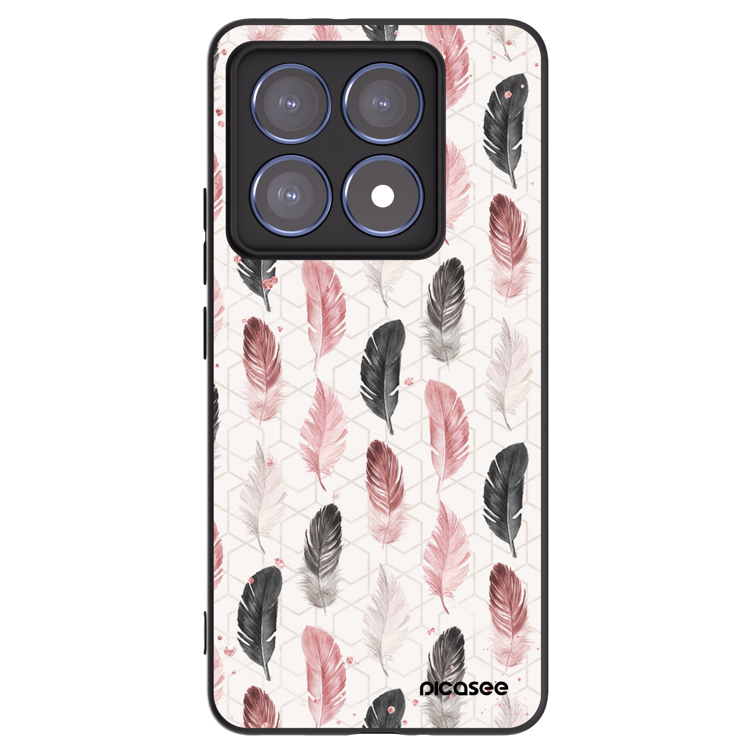 Picasee fekete szilikon tok az alábbi mobiltelefonokra Xiaomi 14T Pro - Feather 2