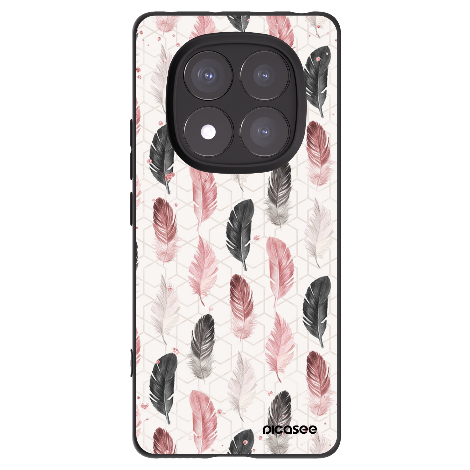 Picasee fekete szilikon tok az alábbi mobiltelefonokra Xiaomi Redmi Note 14 Pro+ 5G - Feather 2