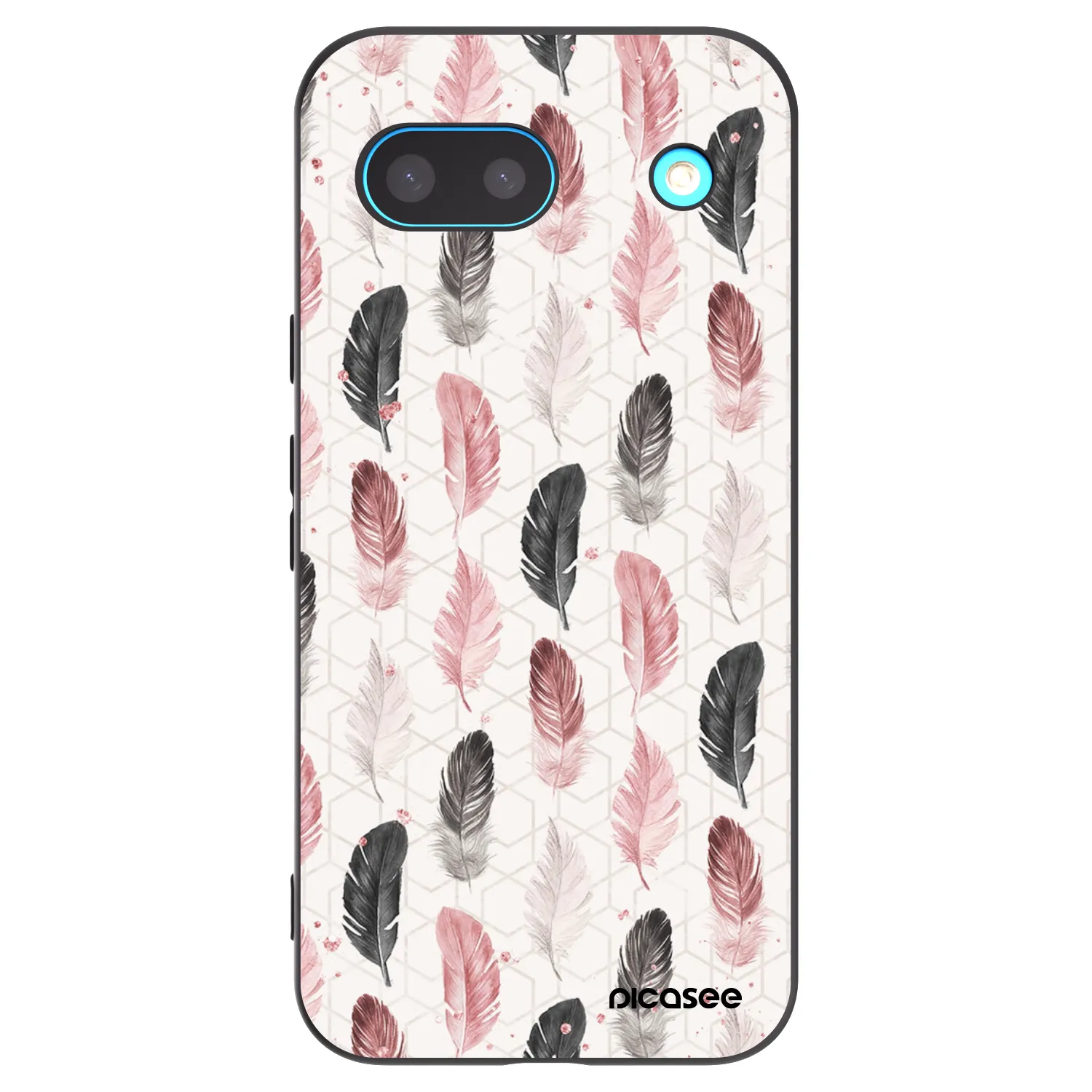 Picasee fekete szilikon tok az alábbi mobiltelefonokra Google Pixel 8a - Feather 2