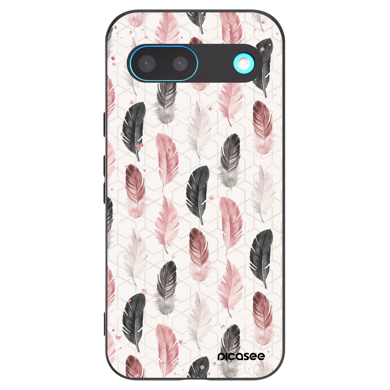 Picasee fekete szilikon tok az alábbi mobiltelefonokra Google Pixel 8 - Feather 2